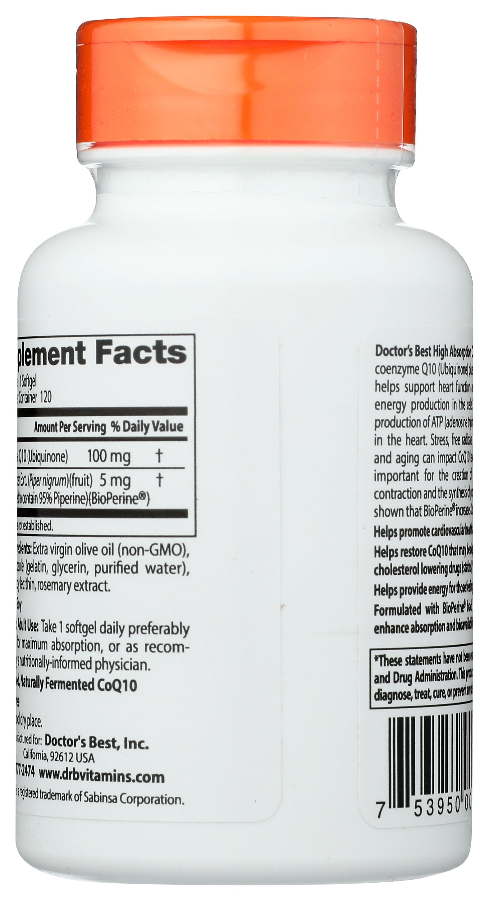 DOCTORS BEST COQ10 100MG