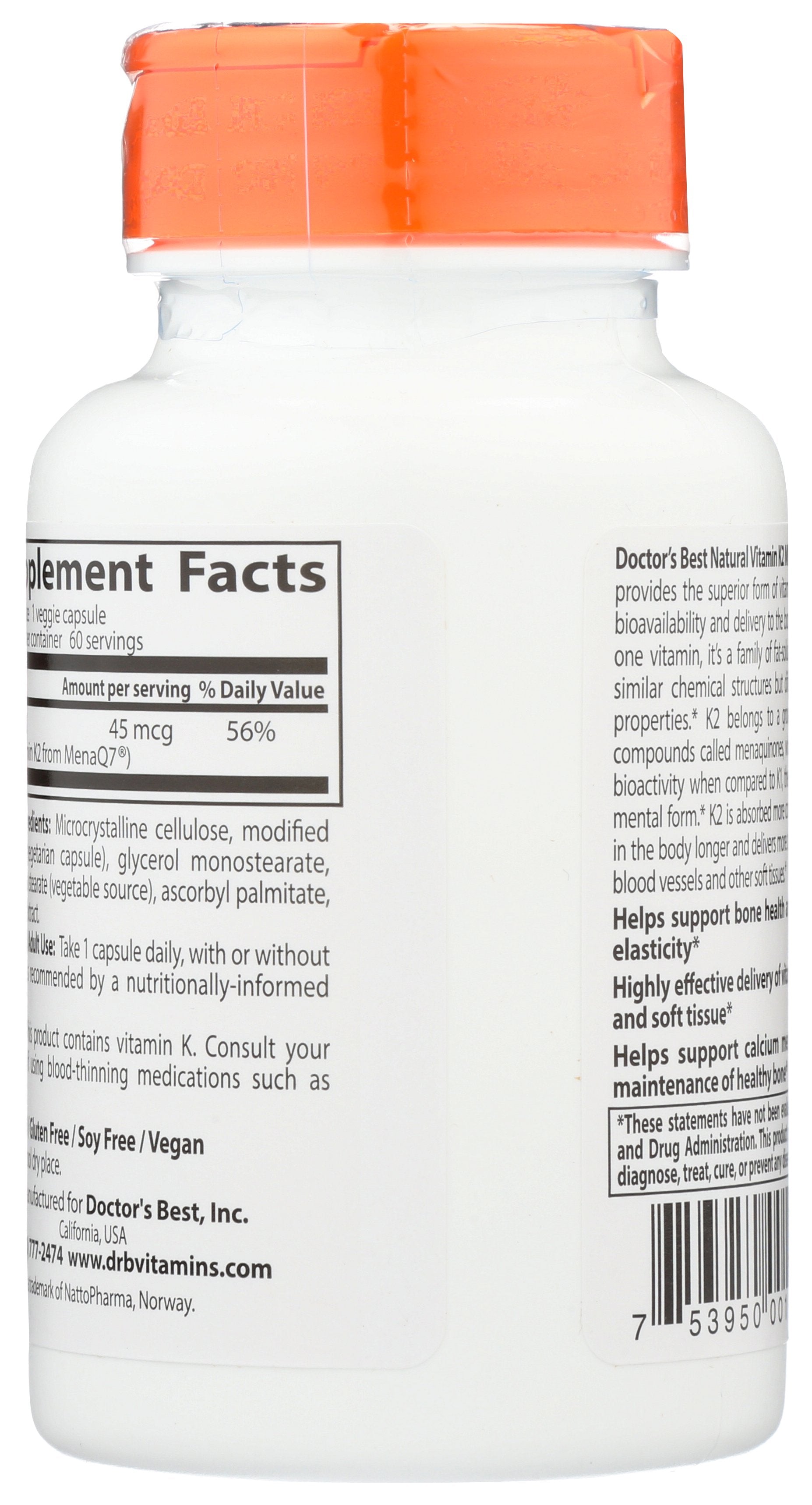 DOCTORS BEST VITAMIN K2 MENAQ7