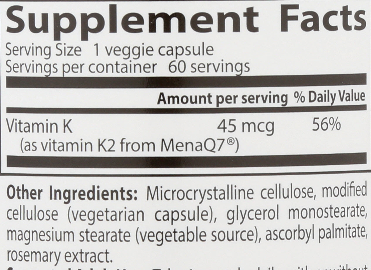 DOCTORS BEST VITAMIN K2 MENAQ7