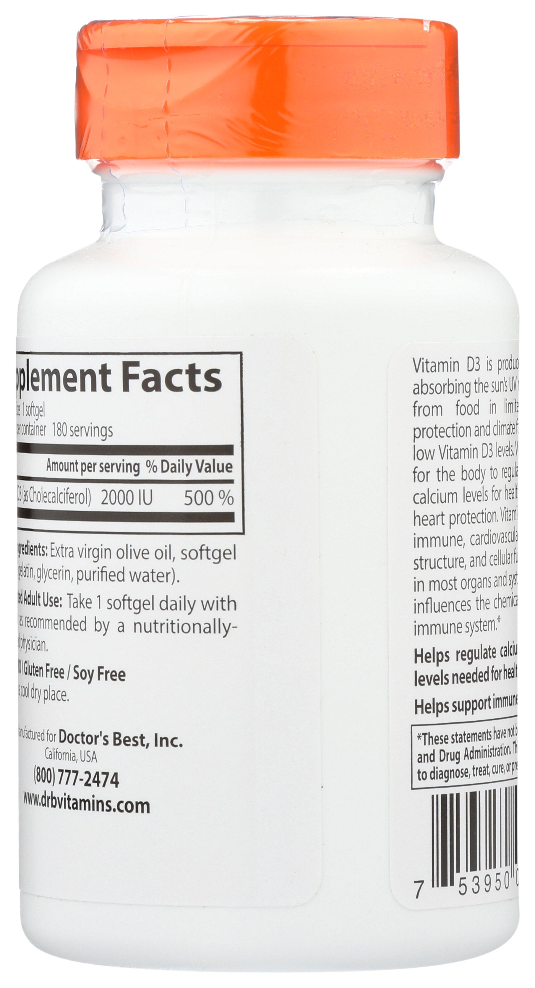 DOCTORS BEST VITAMIN D3 2000IU