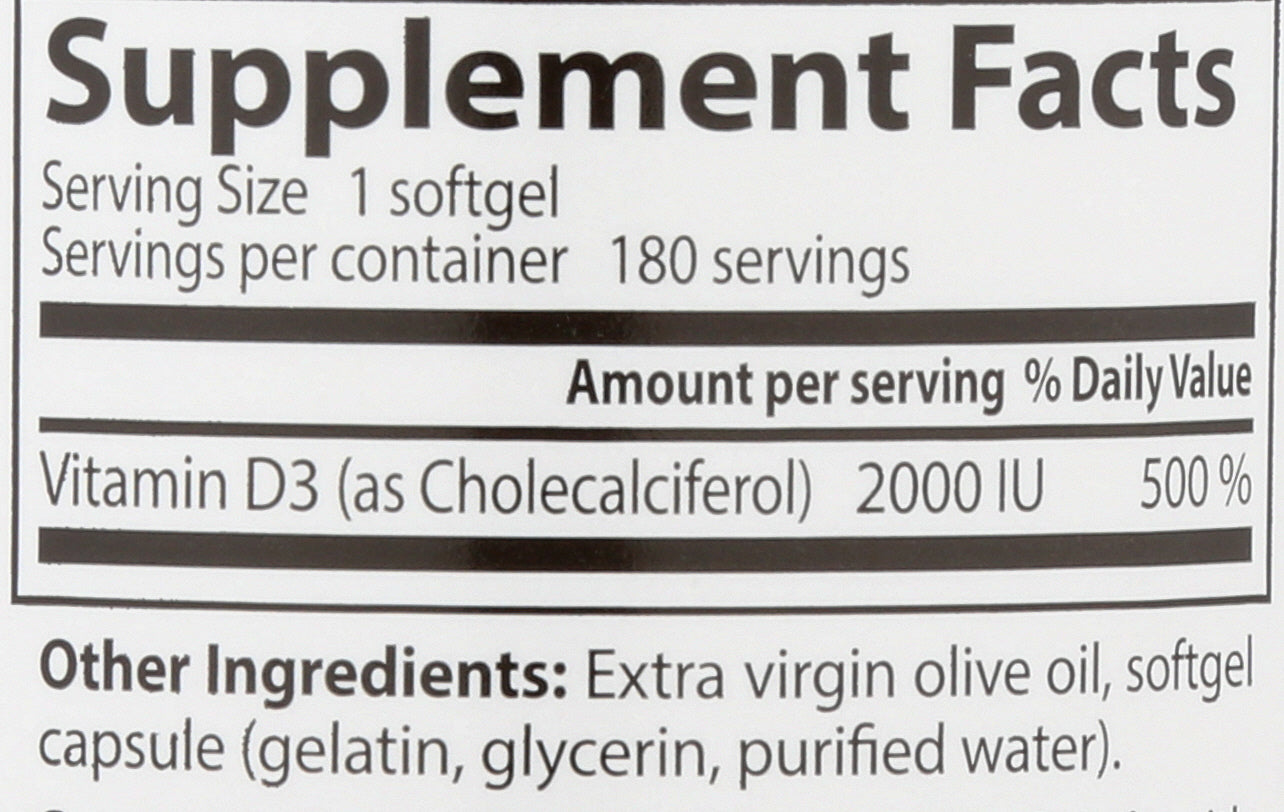 DOCTORS BEST VITAMIN D3 2000IU