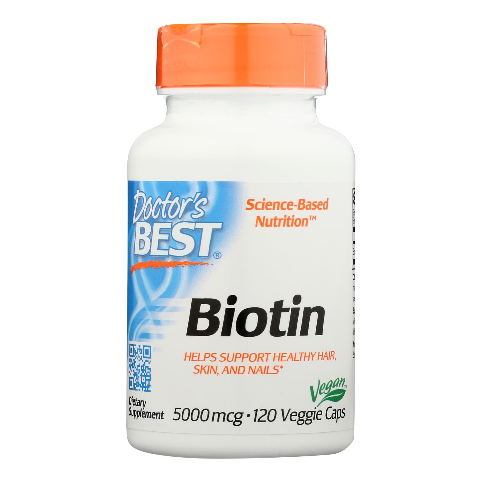 Doctor's Best - Biotin 5000 Mcg - 1 Each-120 Vcap