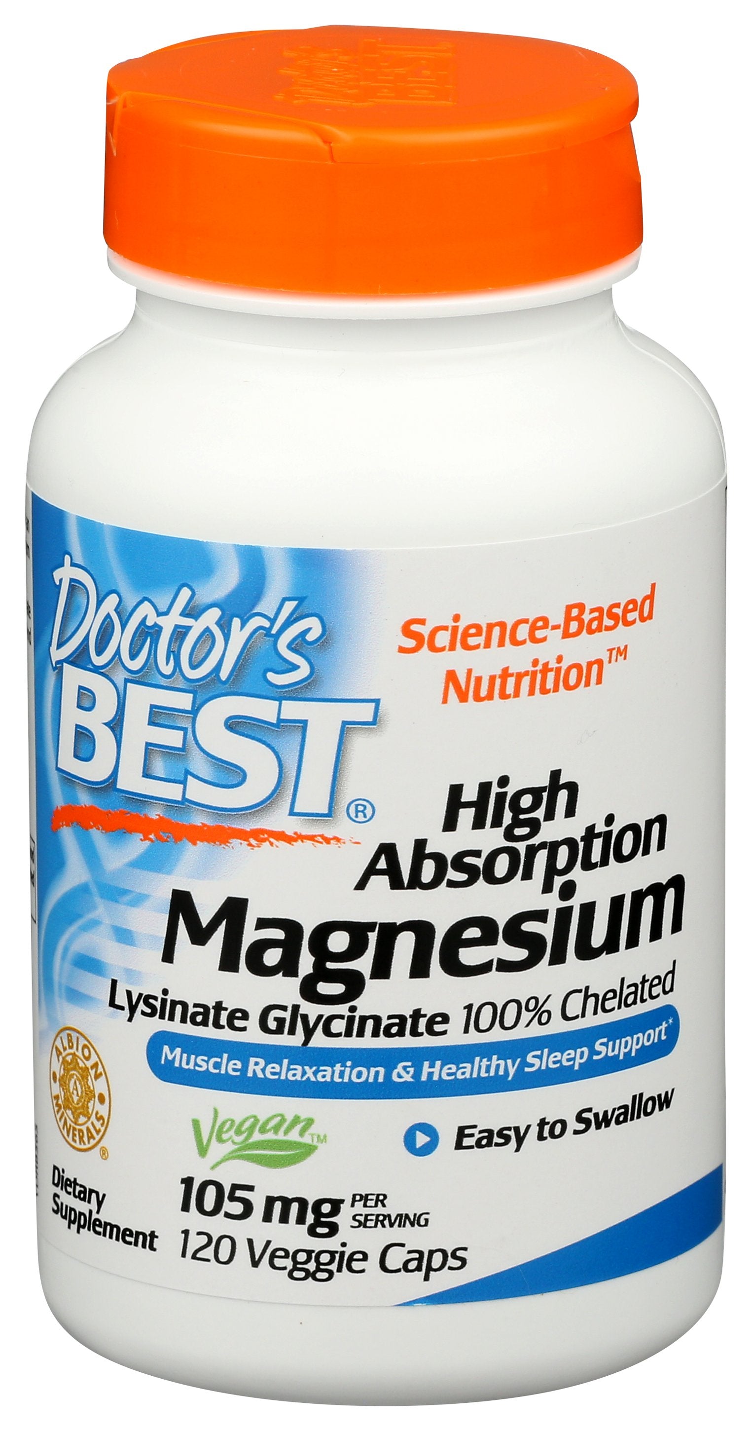 DOCTORS BEST MAGNESIUM LYSINATE GLYCNT