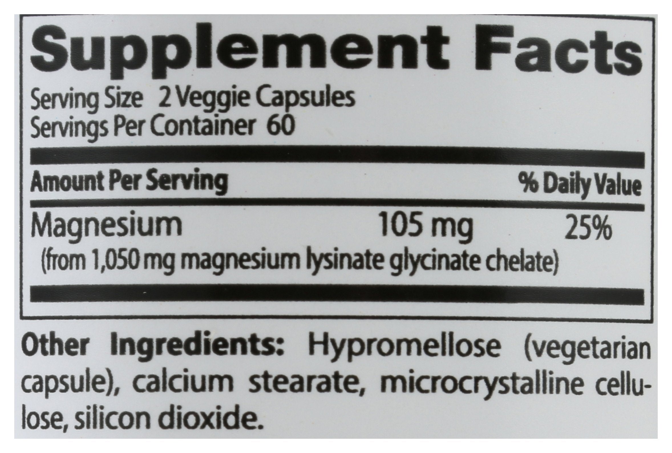 DOCTORS BEST MAGNESIUM LYSINATE GLYCNT