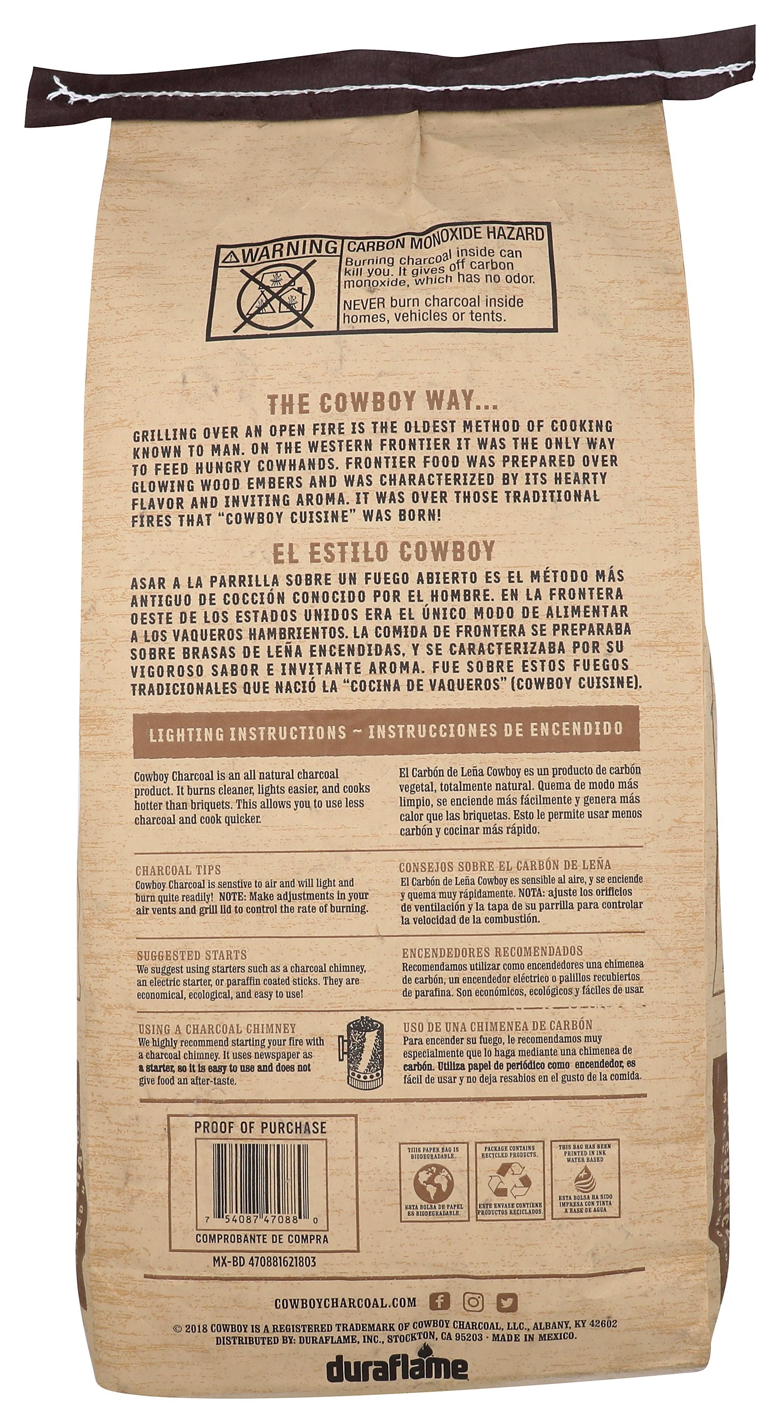 COWBOY CHARCOAL CHARCOAL LUMP HRDWOOD