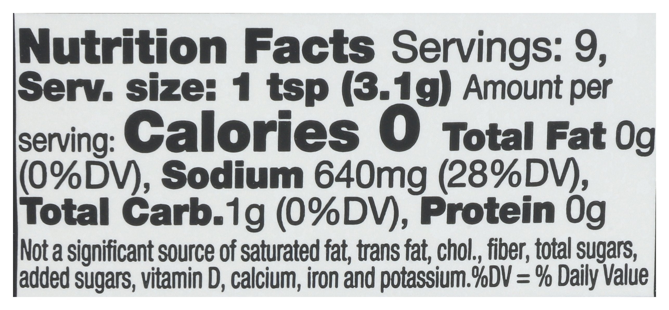 KINDERS SEASONING CARNITAS - Case of 15