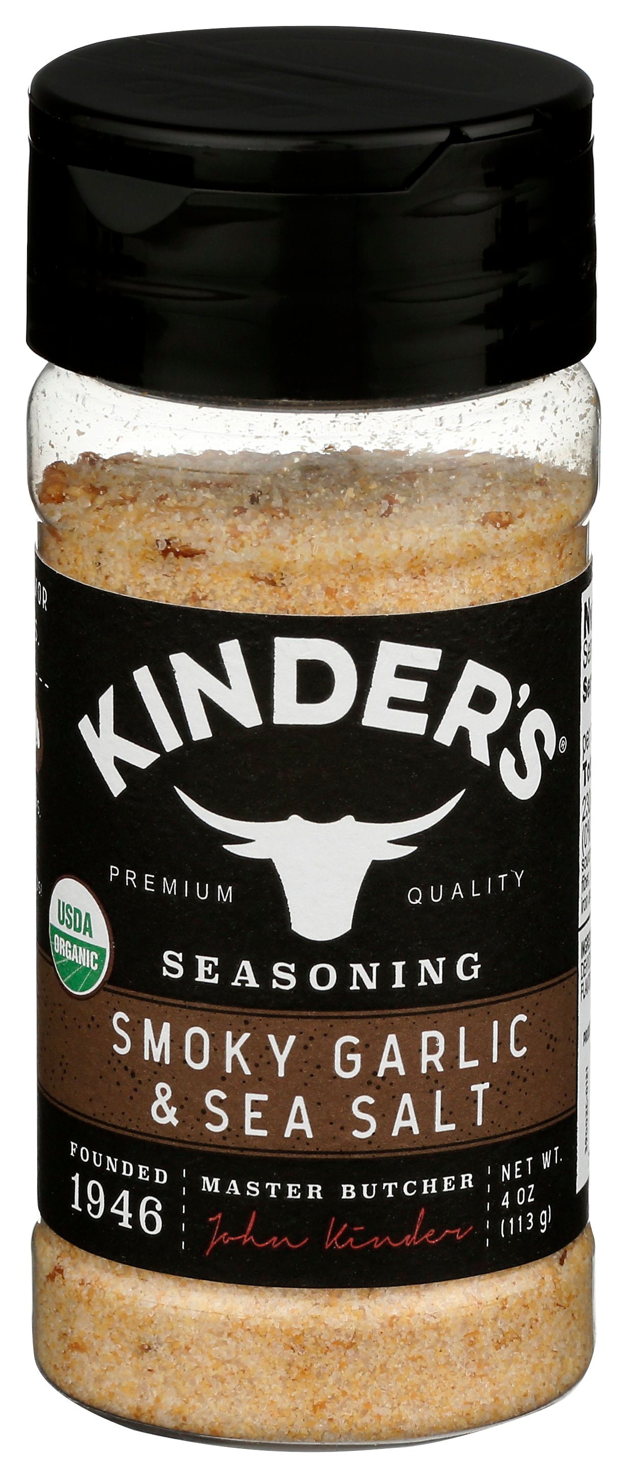 KINDERS RUB RSTD GRLC SALT ORG - Case of 8