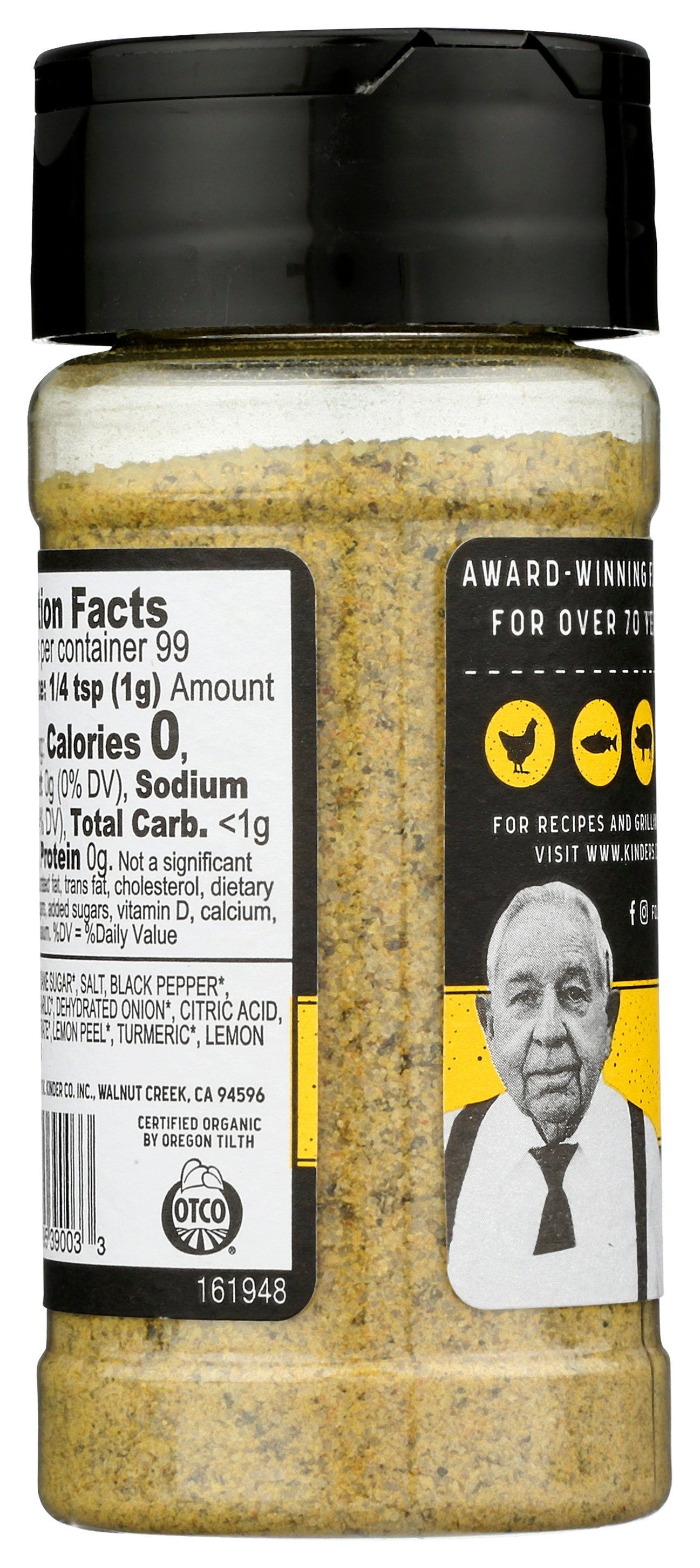 KINDERS RUB PPR LEMON BLEND ORG - Case of 8