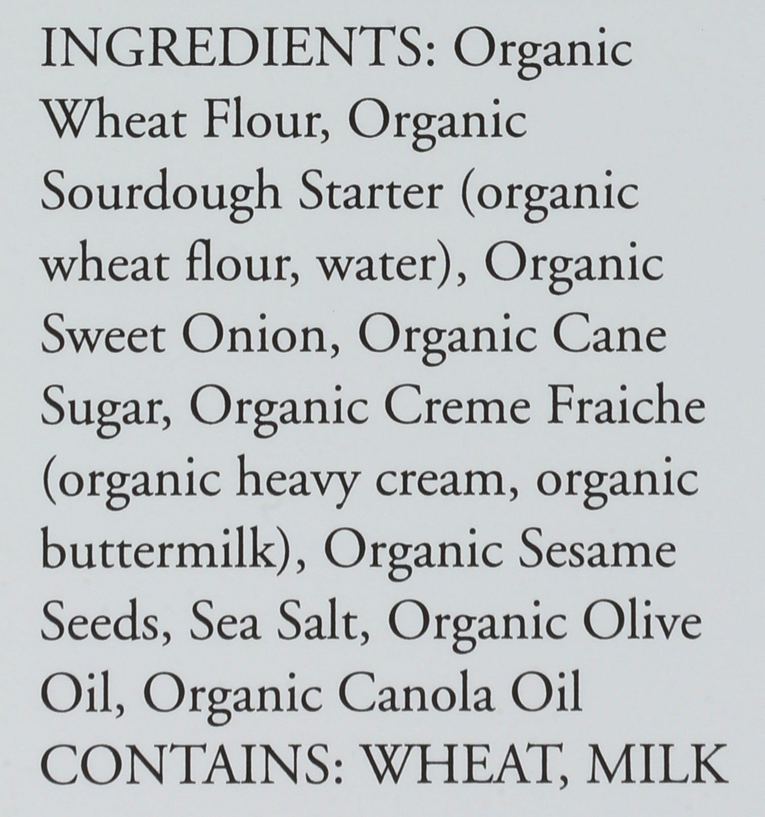 RUSTIC BAKERY FLATBREAD SWT ONION CREME - Case of 12