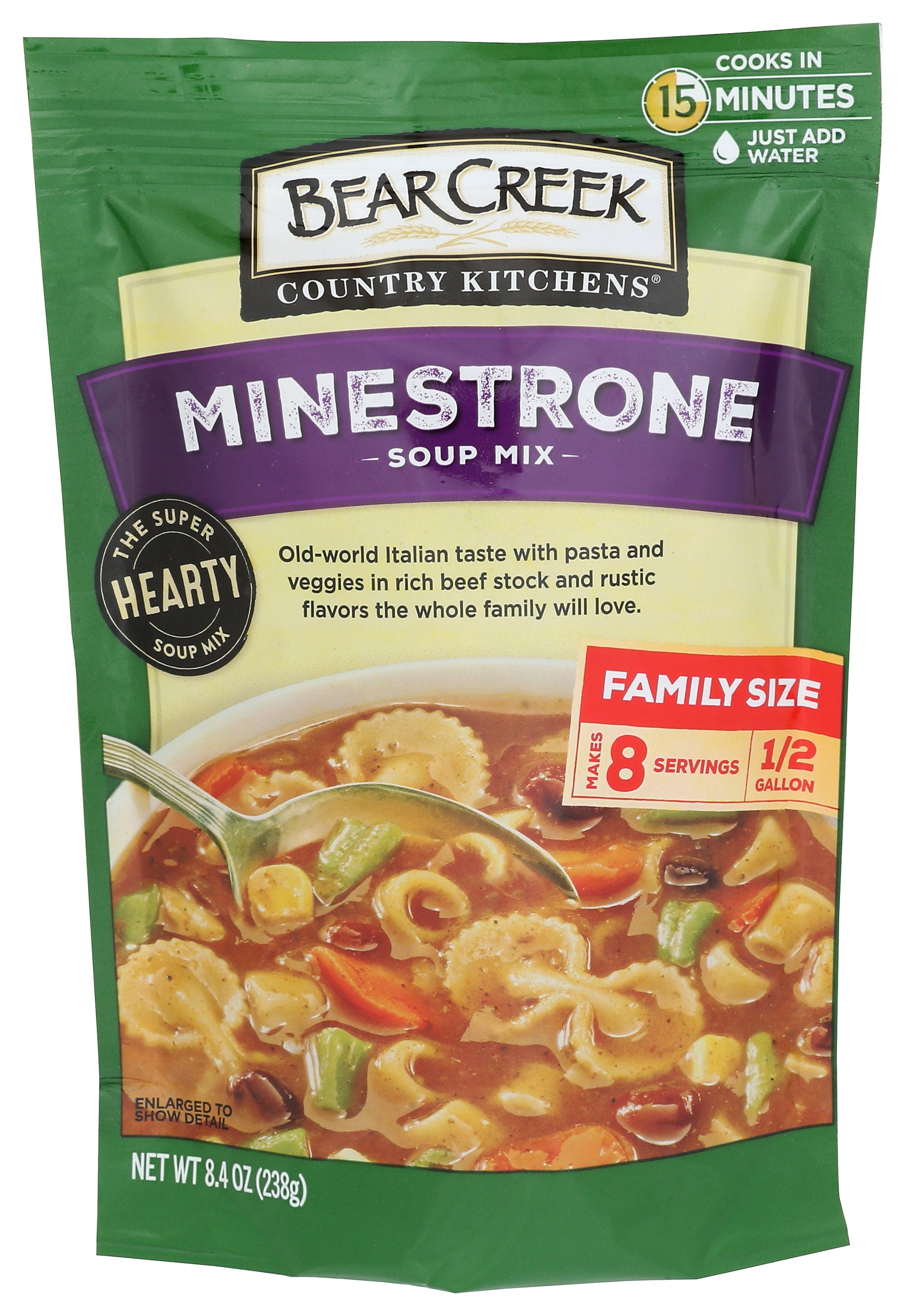 BEAR CREEK SOUP MIX MINESTRONE - Case of 6