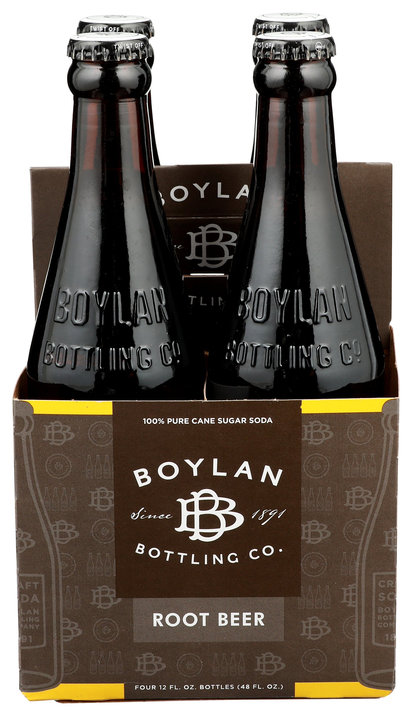 BOYLAN SODA ROOT BEER 4PK - Case of 6