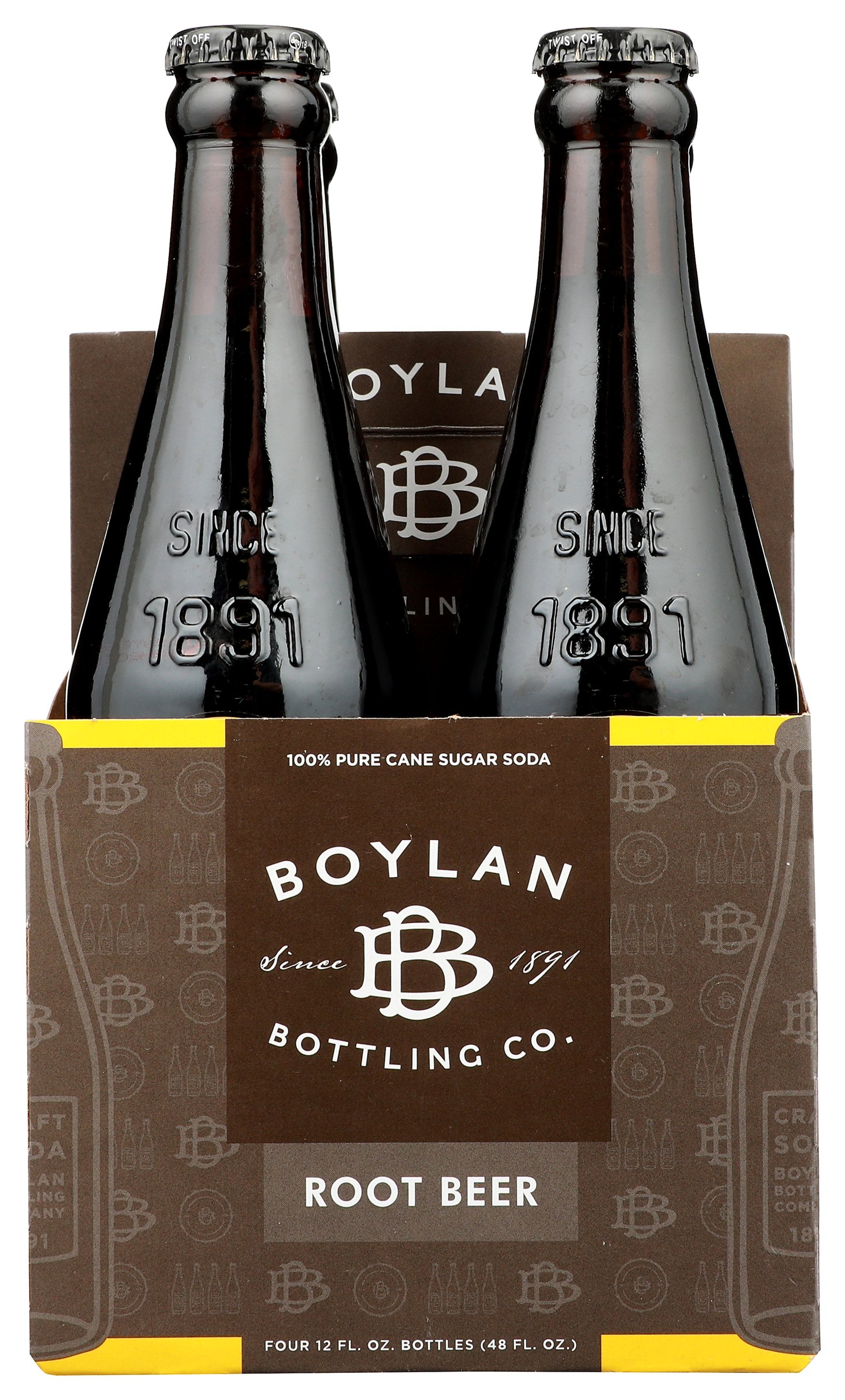 BOYLAN SODA ROOT BEER 4PK - Case of 6