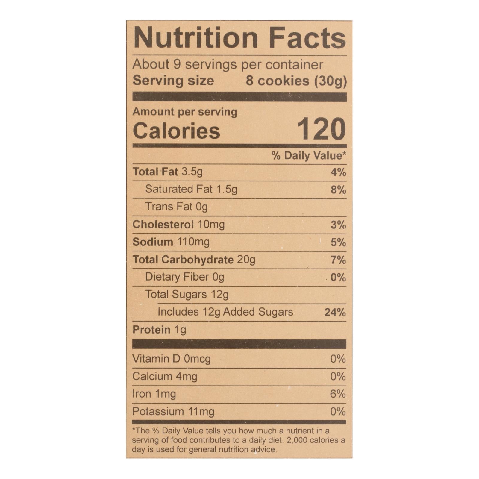 Deweys Bakery Moravian Style Triple Ginger Cookie Thins - Case of 6 - 9 OZ