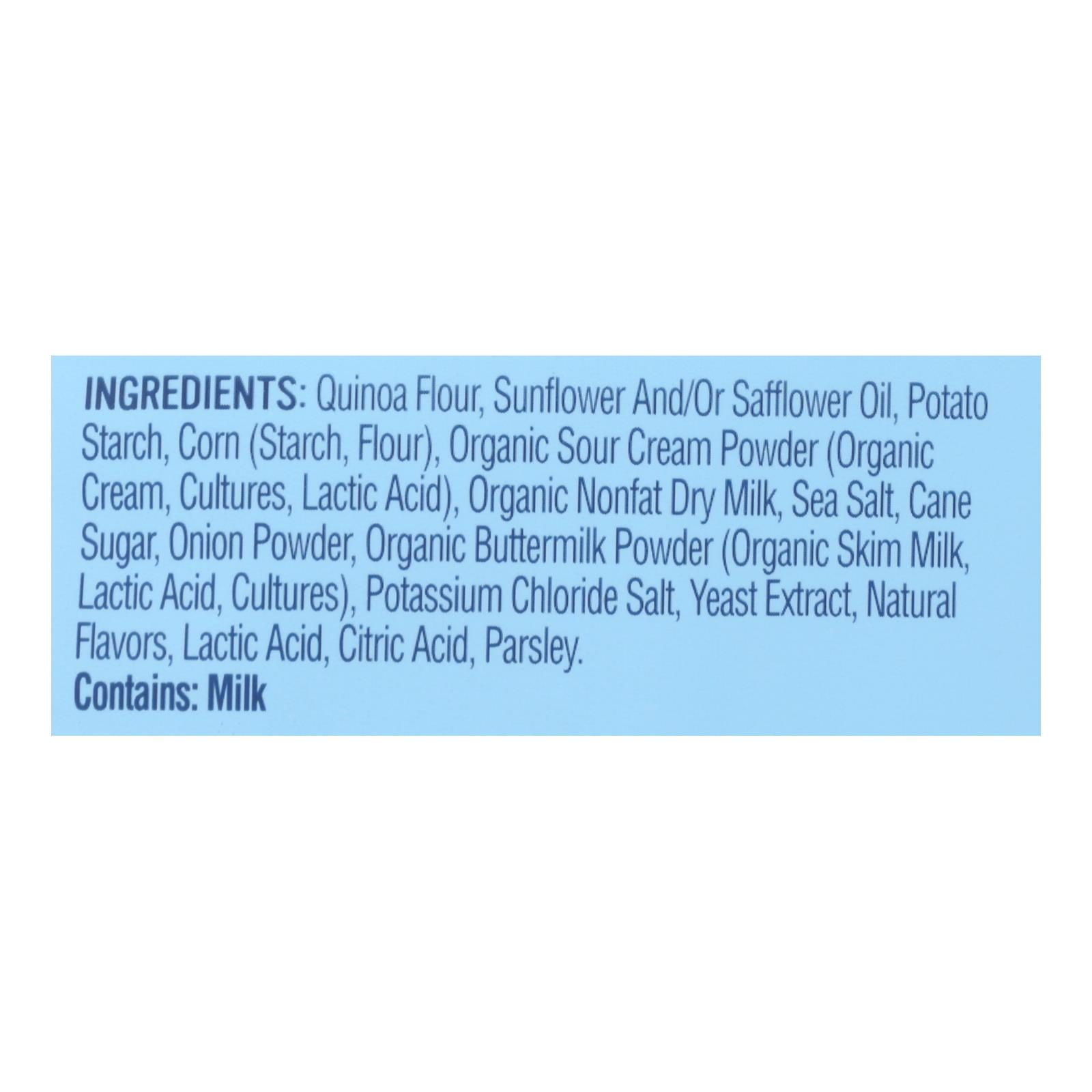 Simply 7 - Chips Quinoa Sour Cream & Onion - Case Of 8-3.5 Oz