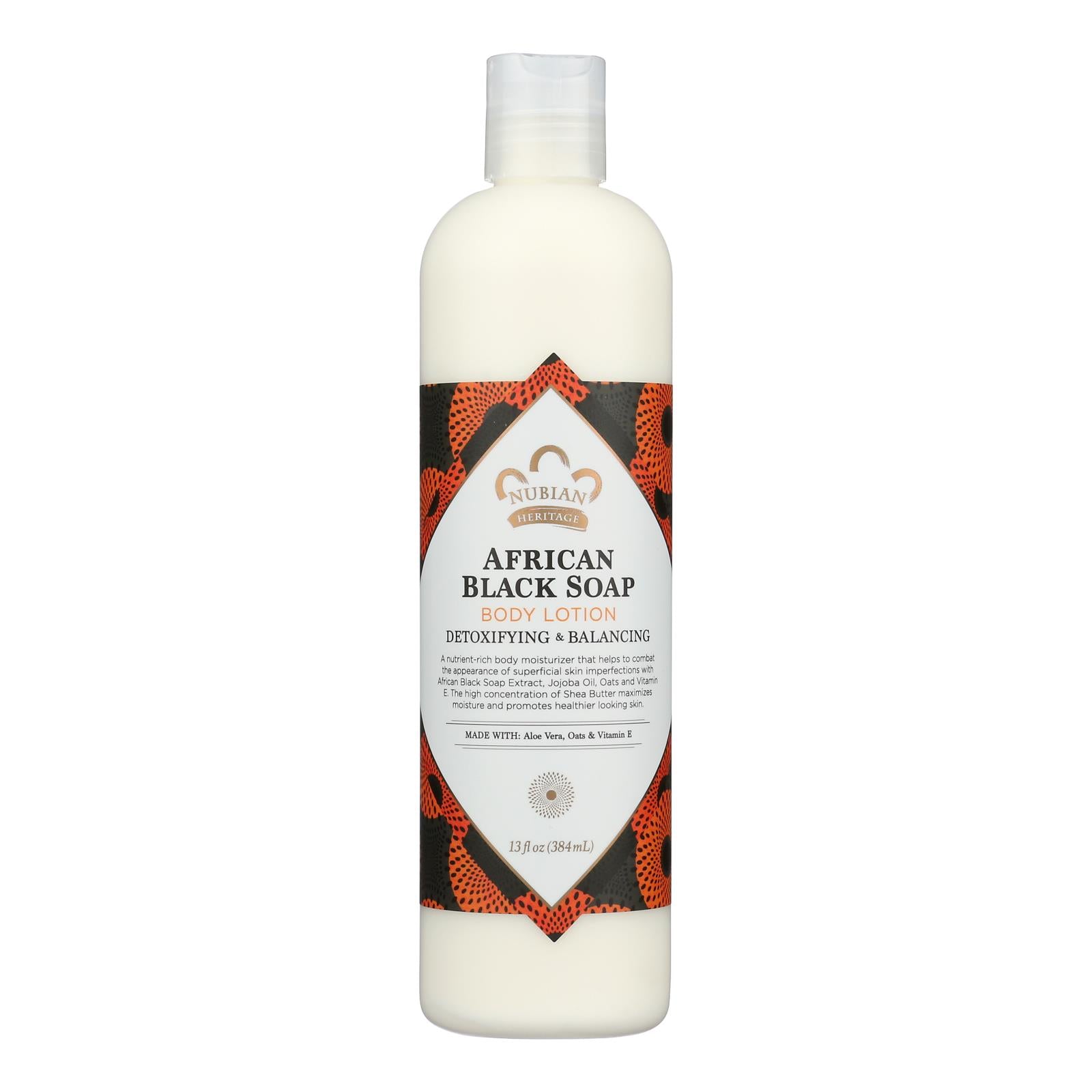 Nubian Heritage Lotion - African Black Soap - 13 Oz