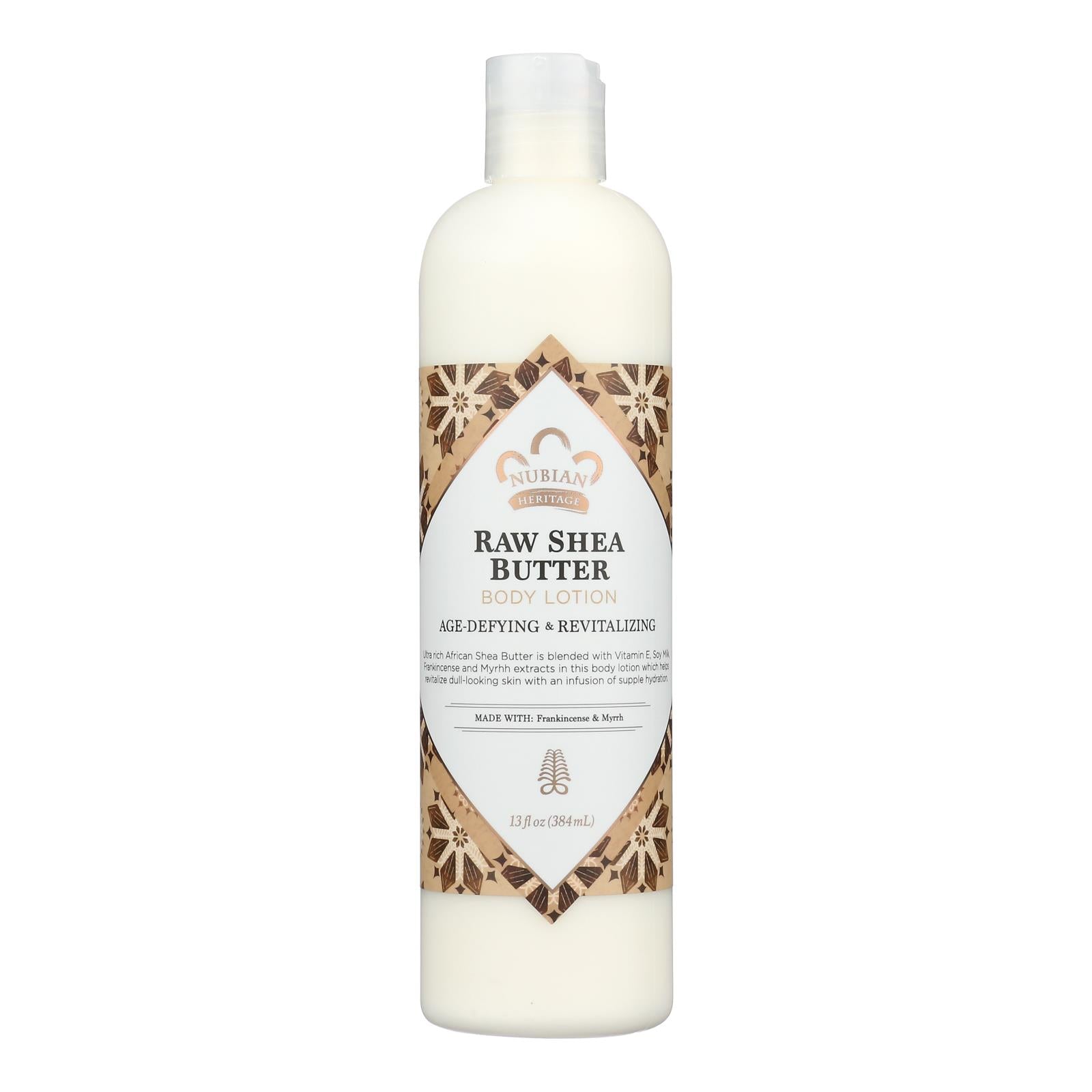 Nubian Heritage Lotion Raw Shea And Myrrh - 13 Oz