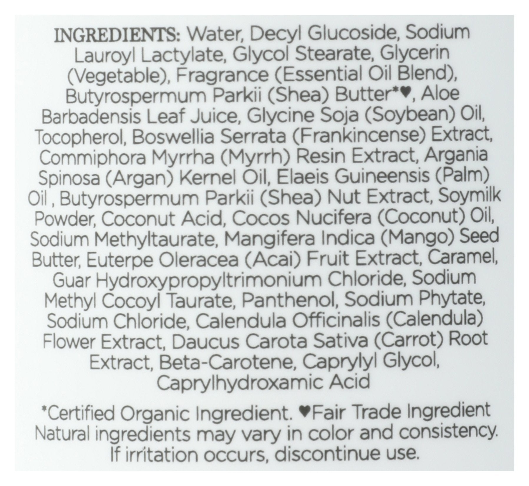 NUBIAN HERITAGE BODY WASH RAW SHEA BUTTER - Case of 3