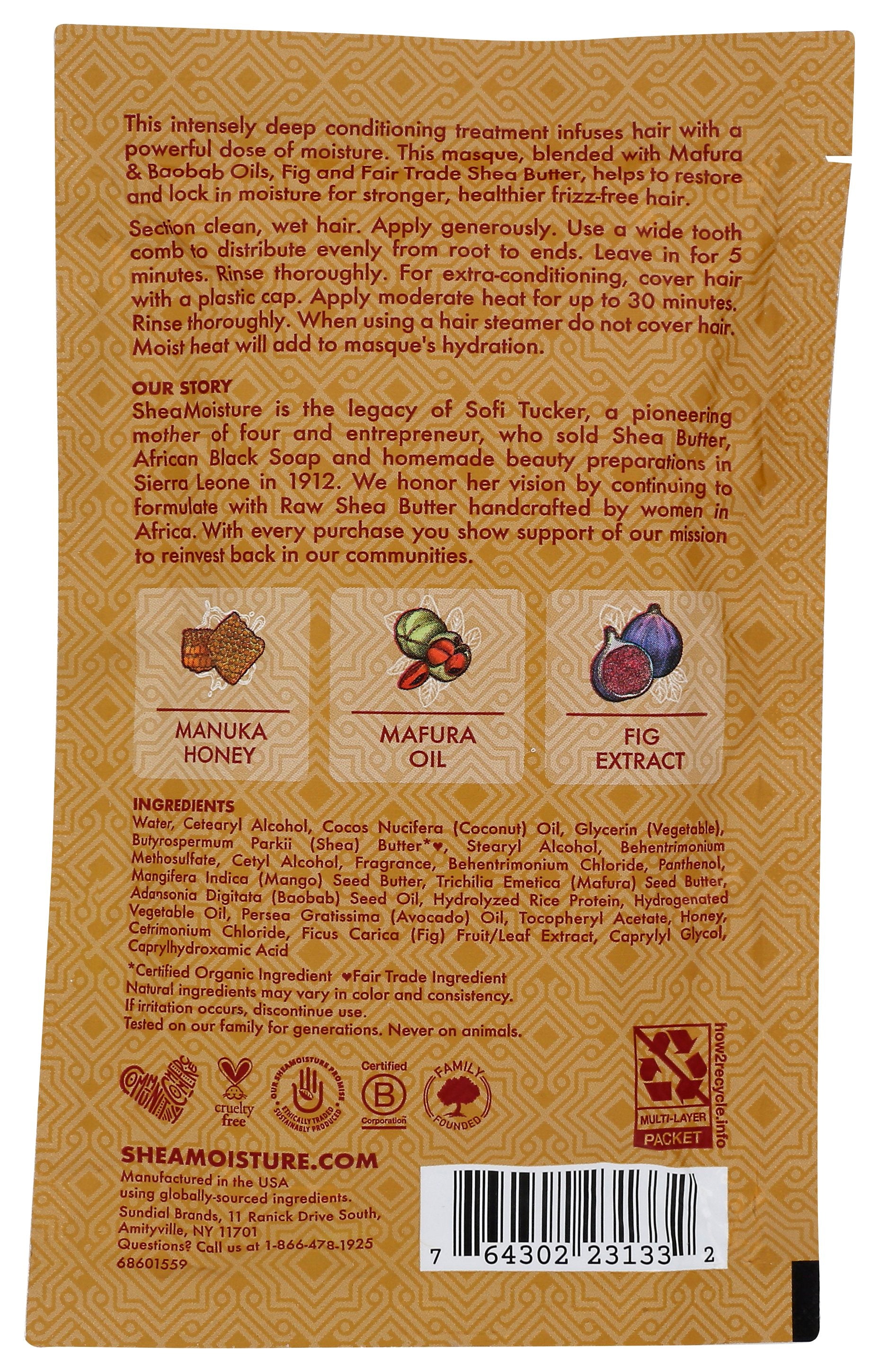 SHEAMOISTURE MASK HAIR INTENSIVE HYDRA - Case of 12