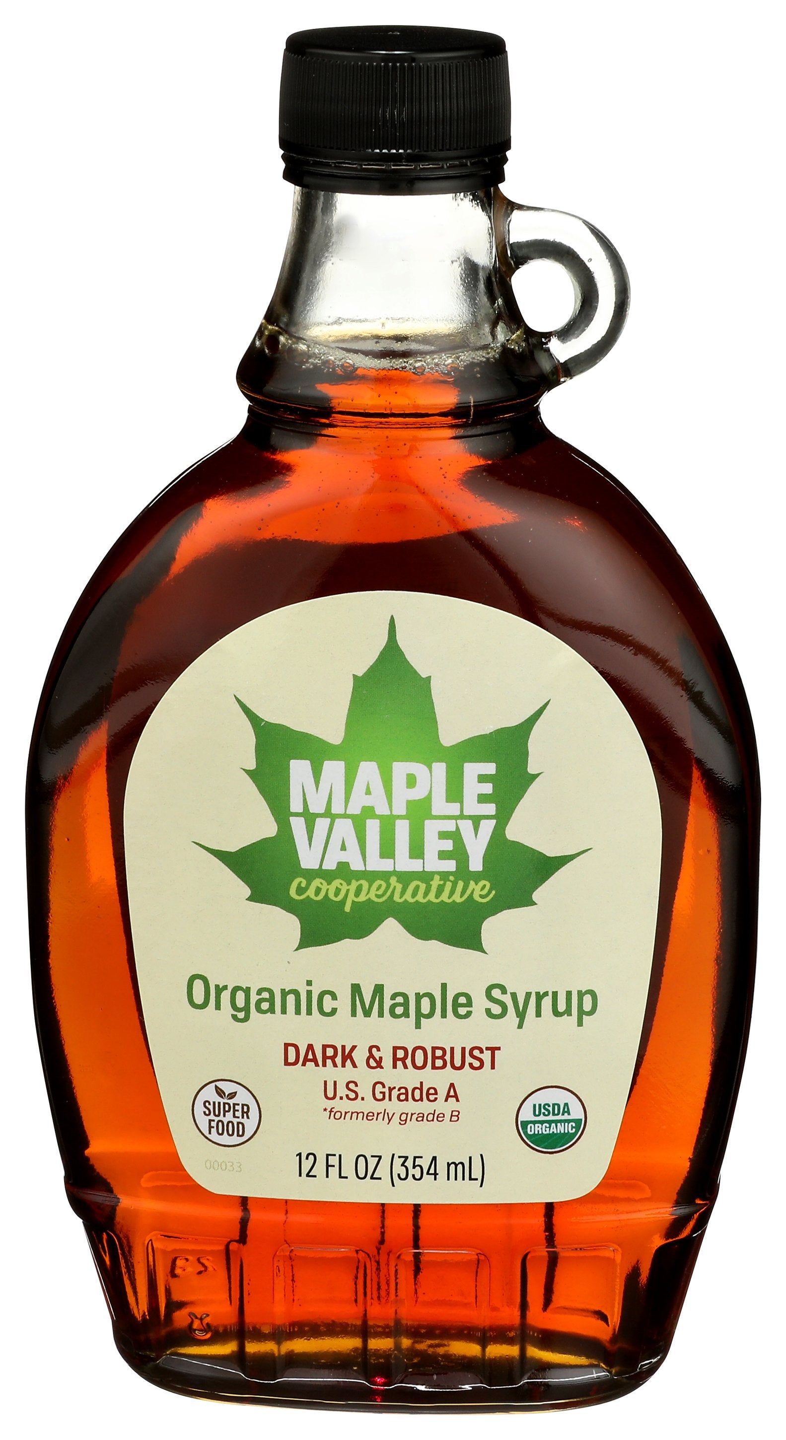 MAPLE VALLEY COOPERATIVE SYRUP MAPLE DARK ROB - Case of 12