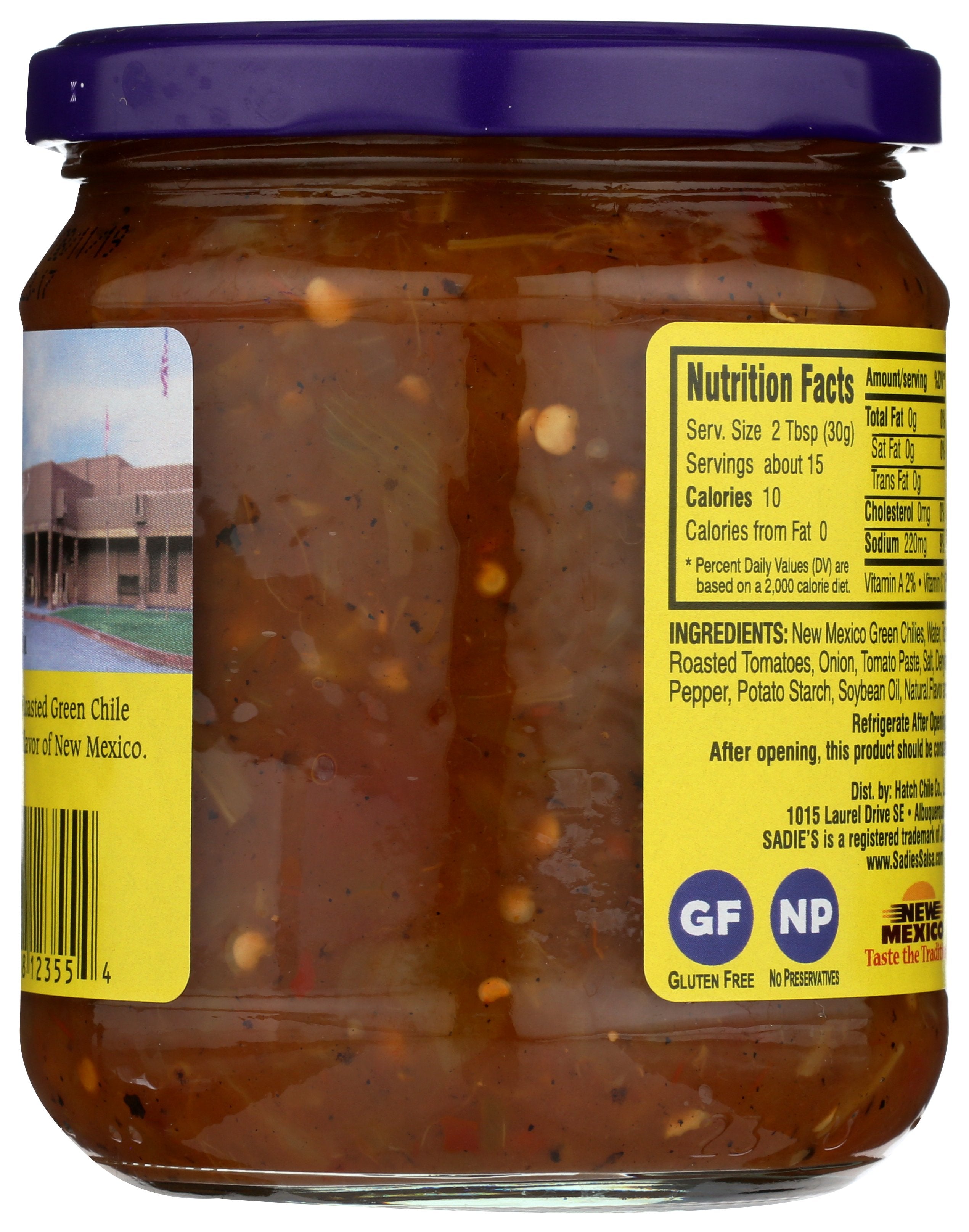 SADIE SALSA HOT RSTD GRN CHILE - Case of 12