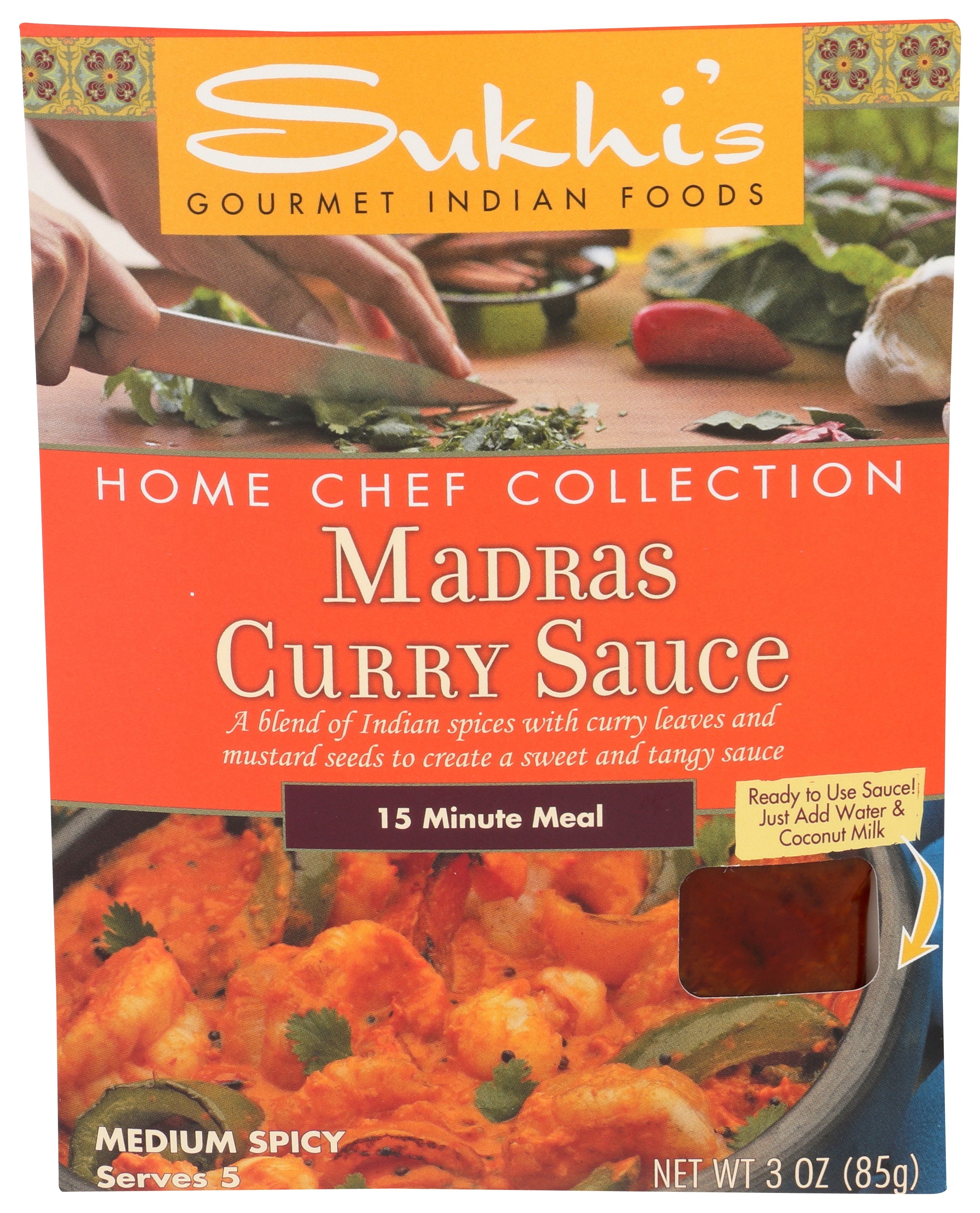 SUKHIS SAUCE CURRY COCONUT - Case of 6