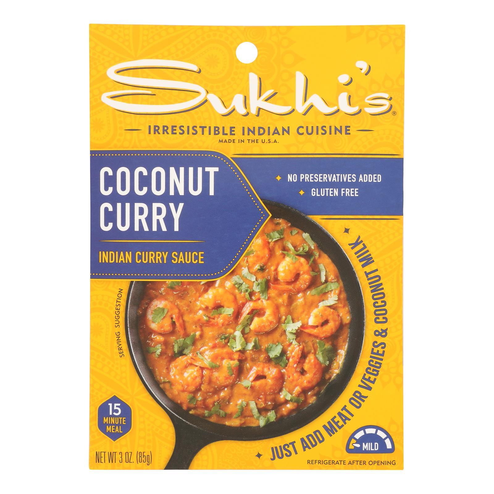 Sukhi's Gourmet Indian Food Madras Curry Paste - 3 oz - Case of 6