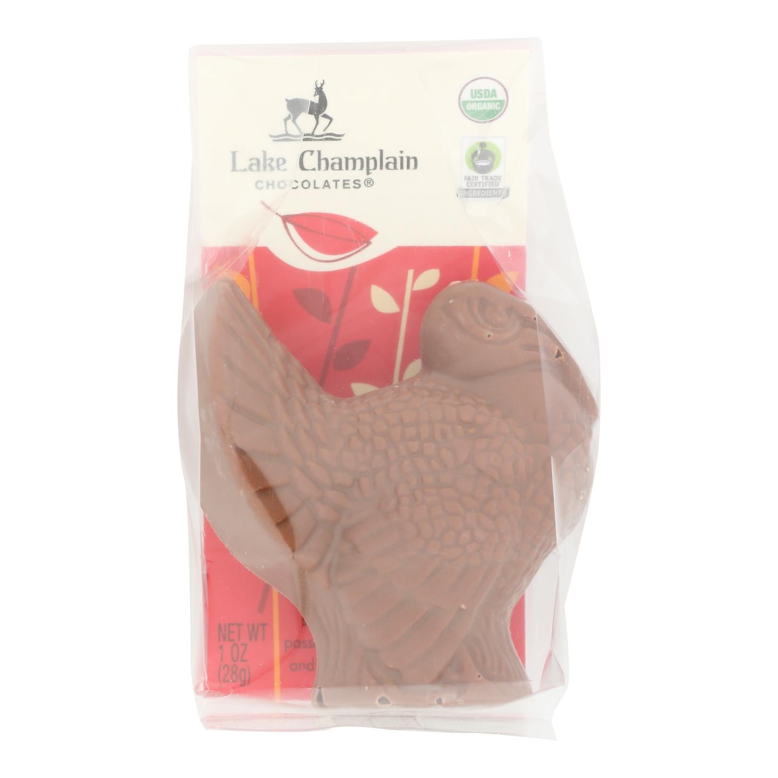 Lake Champlain Chocolates Chocolate Turkey  - Case of 15 - 1 OZ