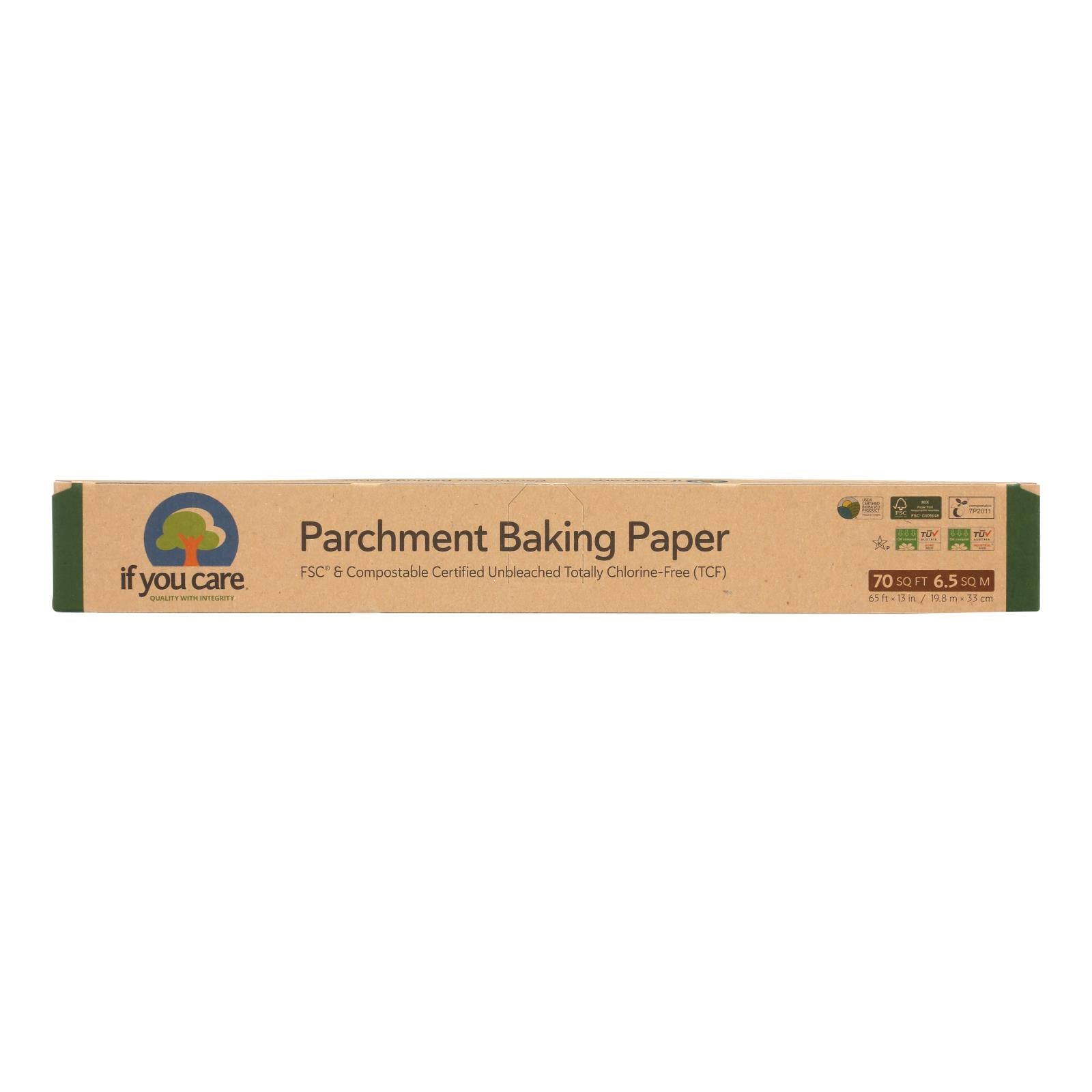 If You Care Parchment Paper - Case Of 12 - 70 Sq Ft Rolls