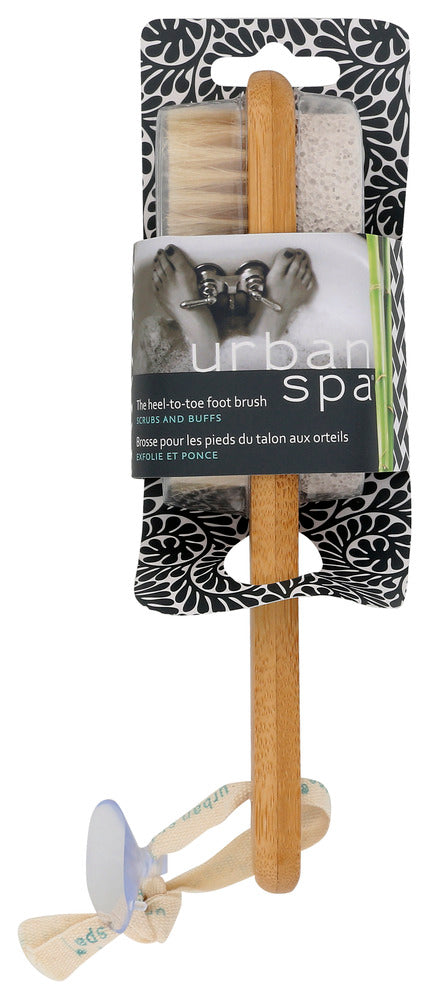 Urban Spa Brush Foot Heel To Toe - Case of 3 - 1 each