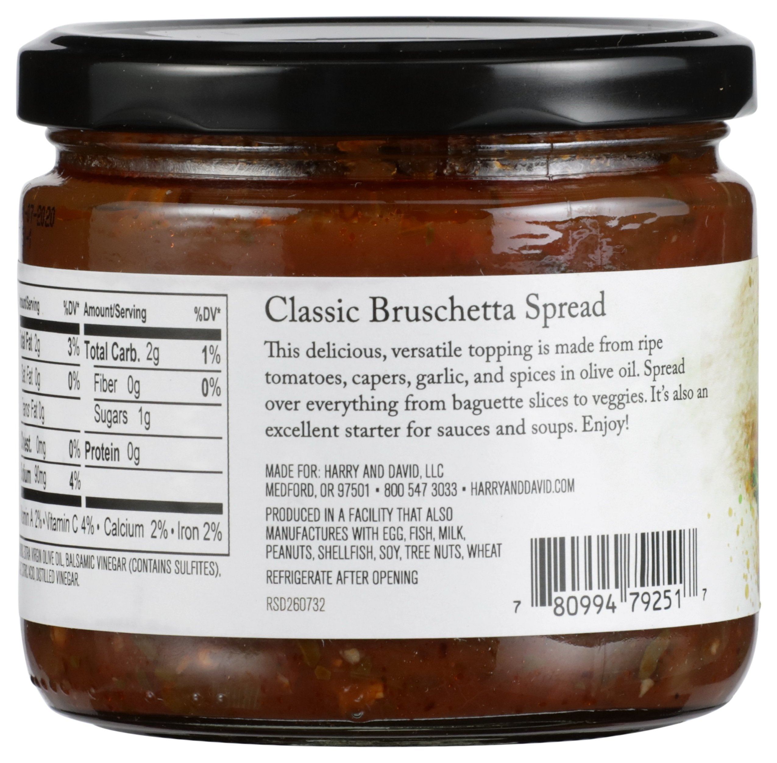HARRY & DAVID SPREAD BRUSCHETTA - Case of 6