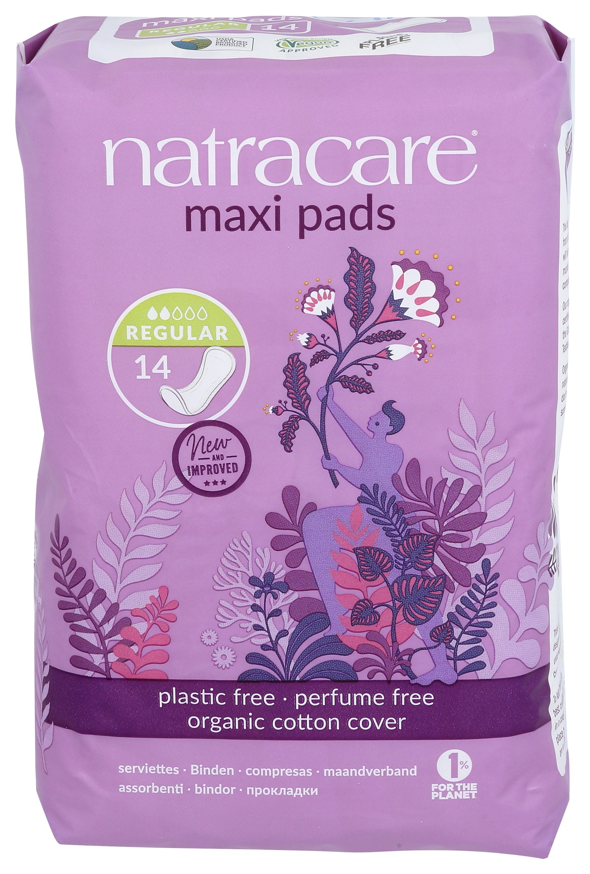 NATRACARE PADS REGULAR MAXI - Case of 3