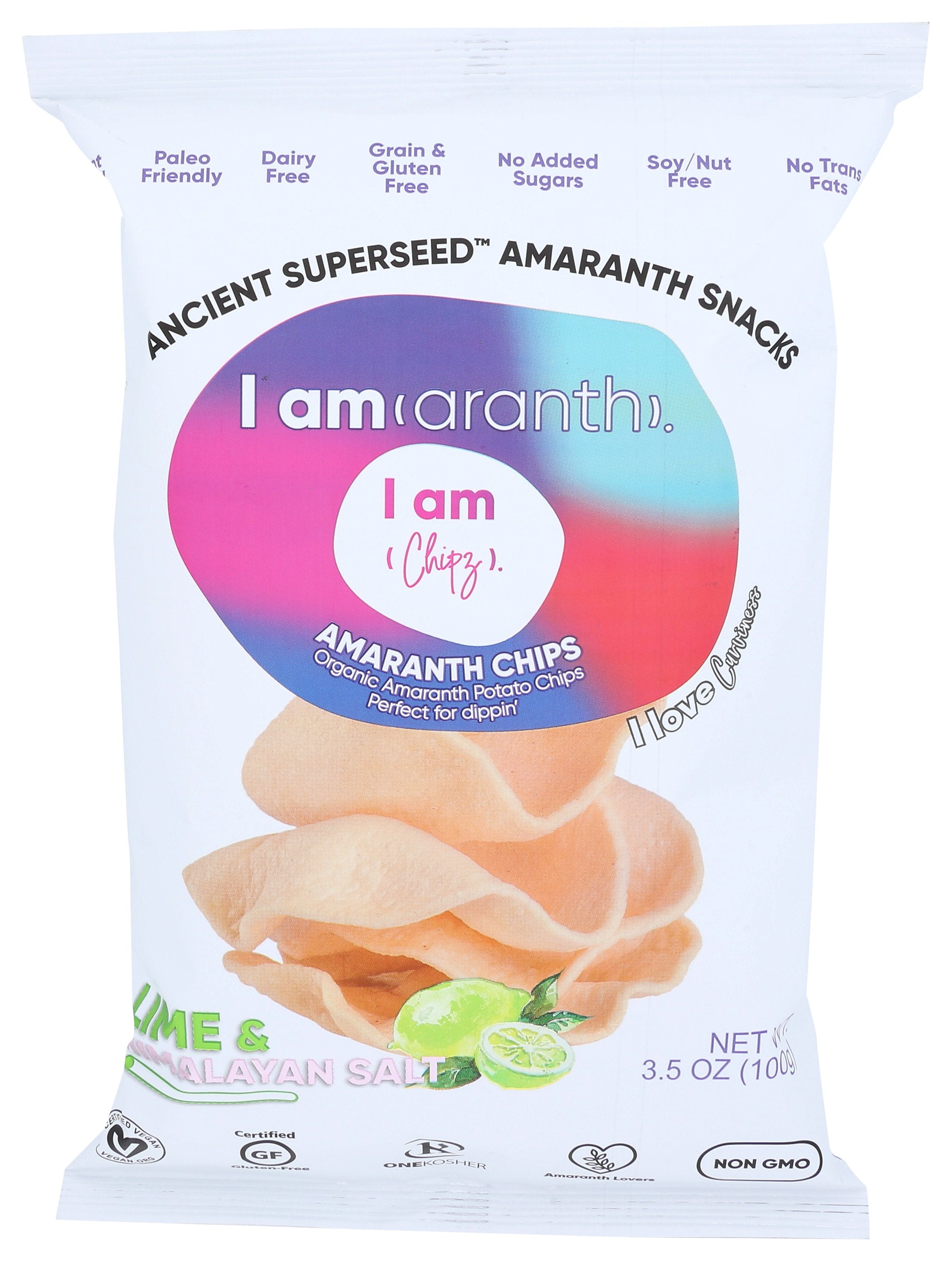 I AMARANTH CHIPS LIME HIMALAYAN SALT - Case of 12