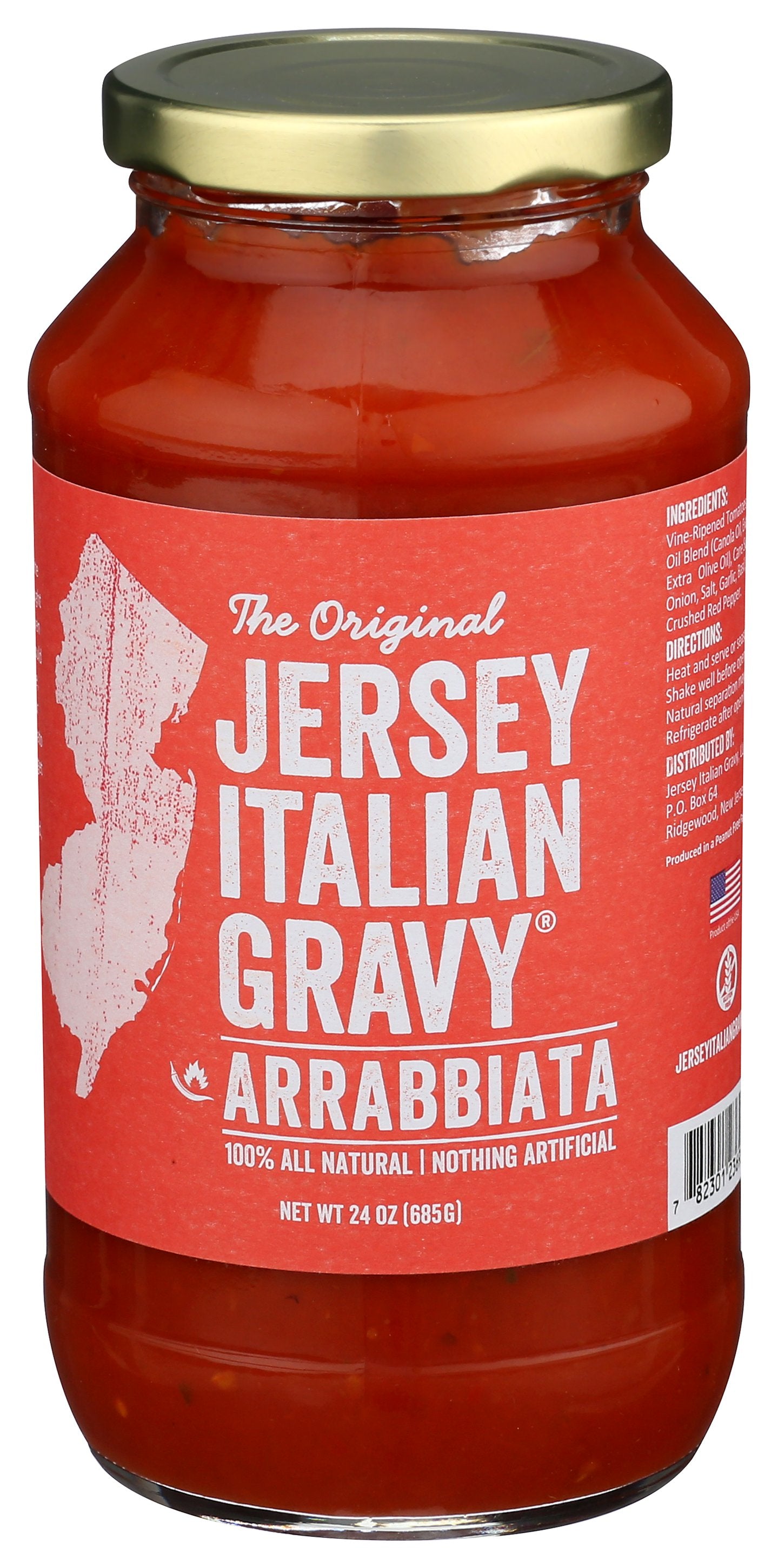 JERSEY ITALIAN GRAVY SAUCE PASTA ARRABIATA - Case of 12