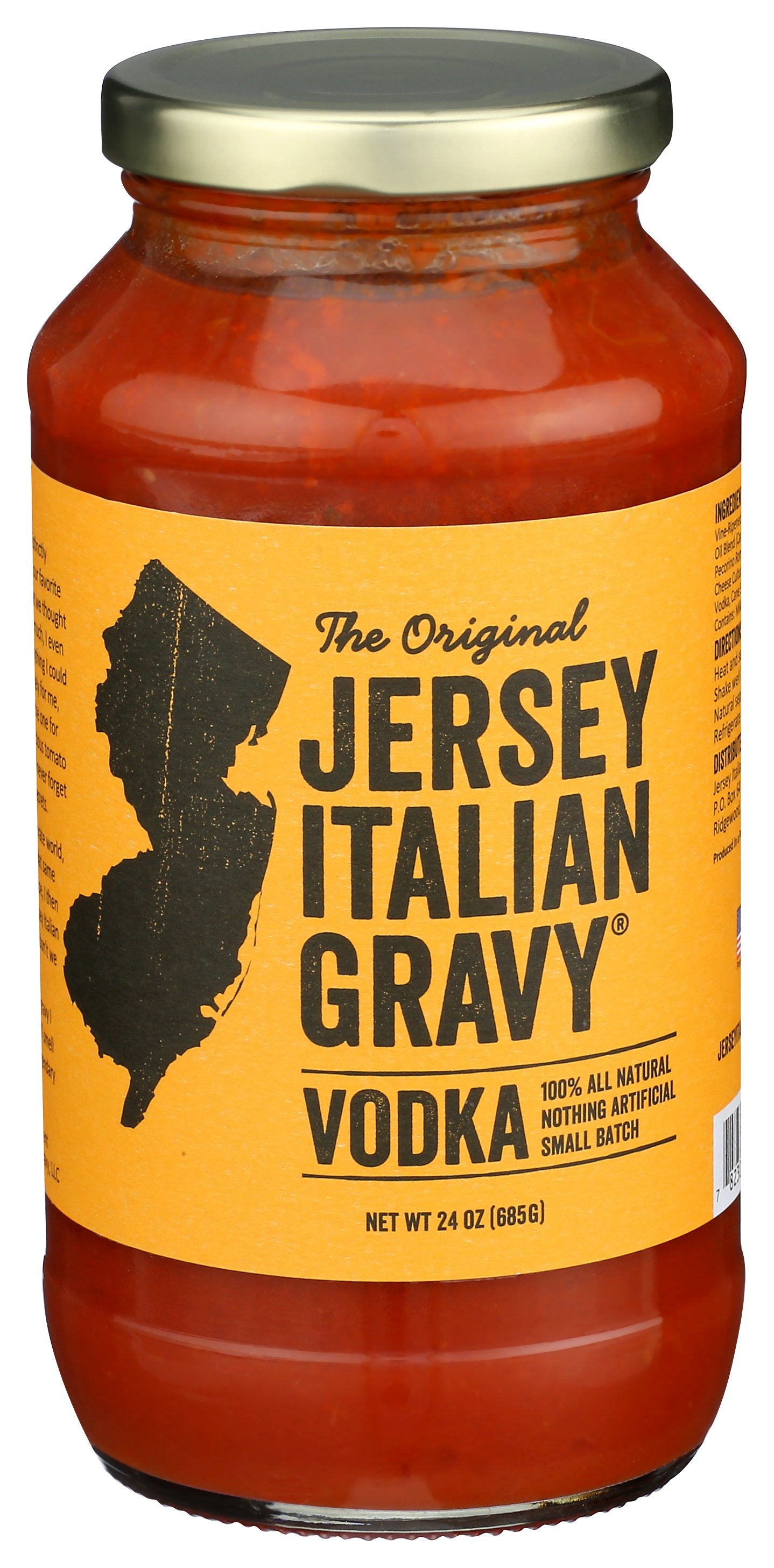 JERSEY ITALIAN GRAVY SAUCE PASTA VODKA - Case of 12