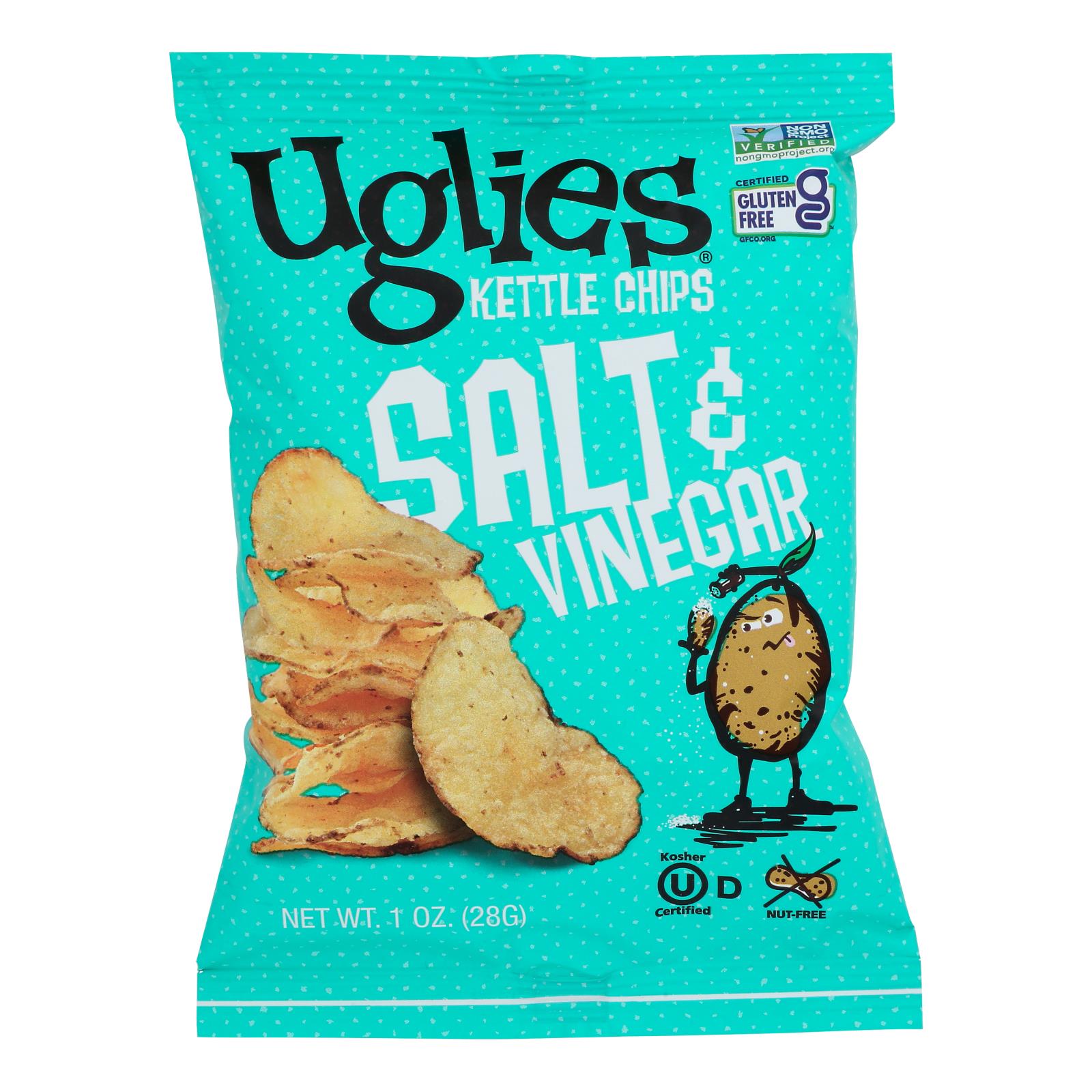 Uglies - Potato Chips Salt Vinegar - Case of 32-1 OZ