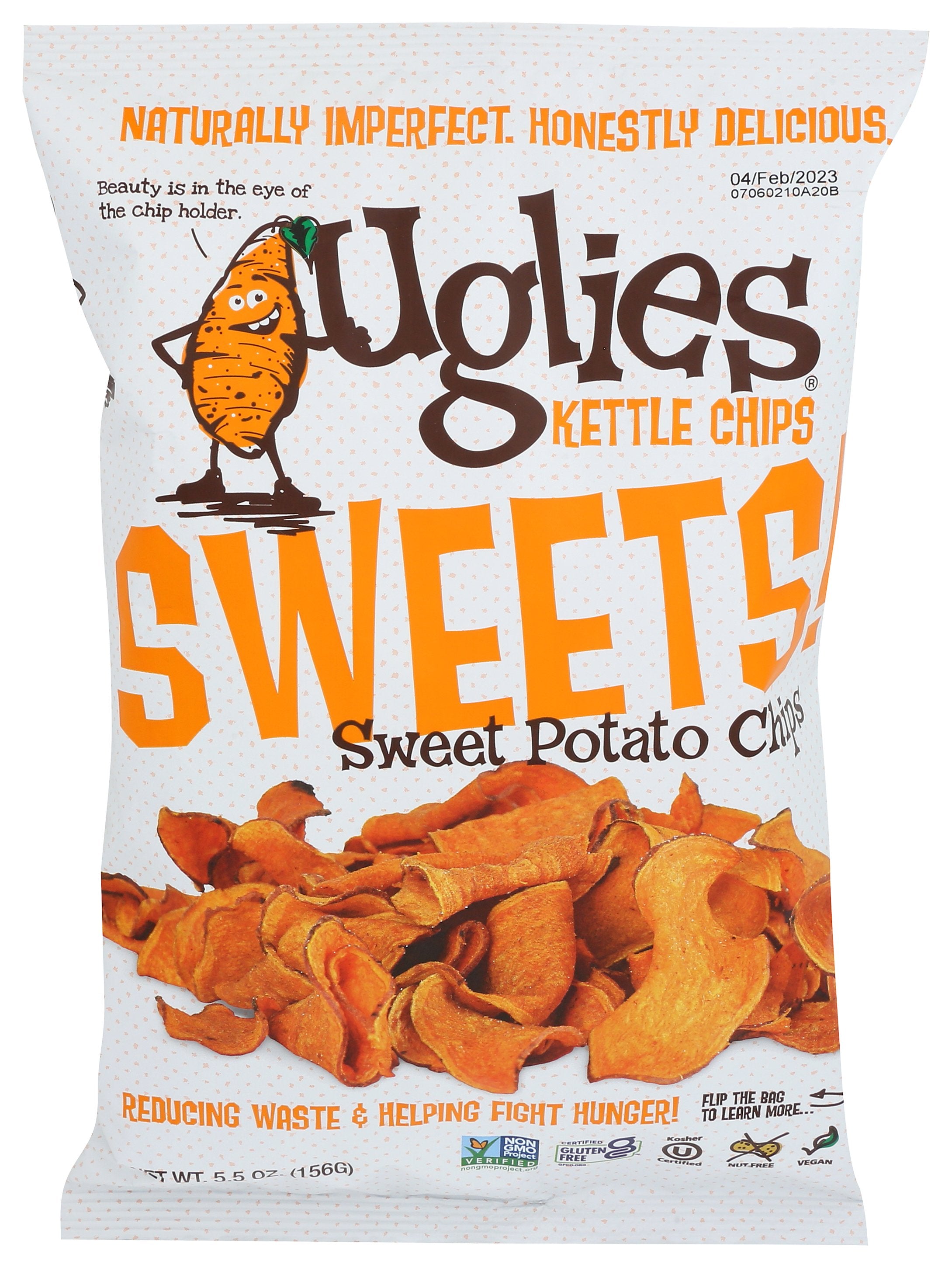 UGLIES CHIPS SWT PTATO SEA SALT - Case of 12