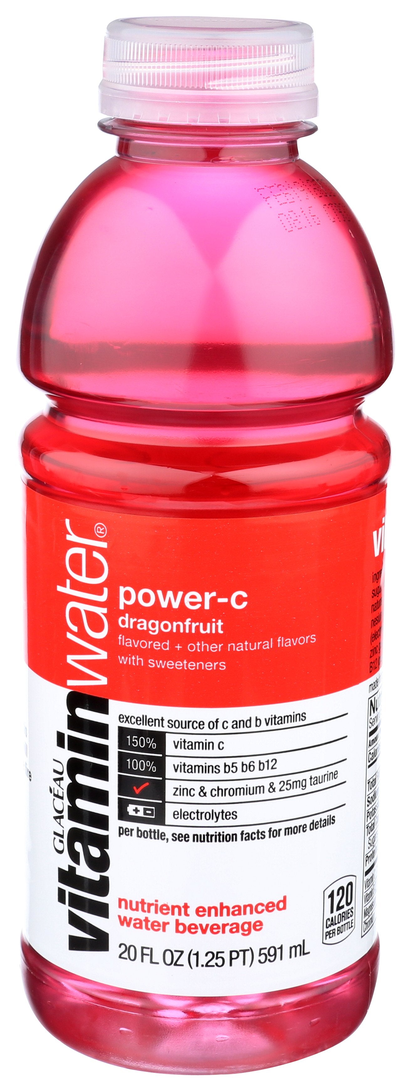 VITAMIN WATER WATER DRAGONFRUIT POWER C - Case of 12