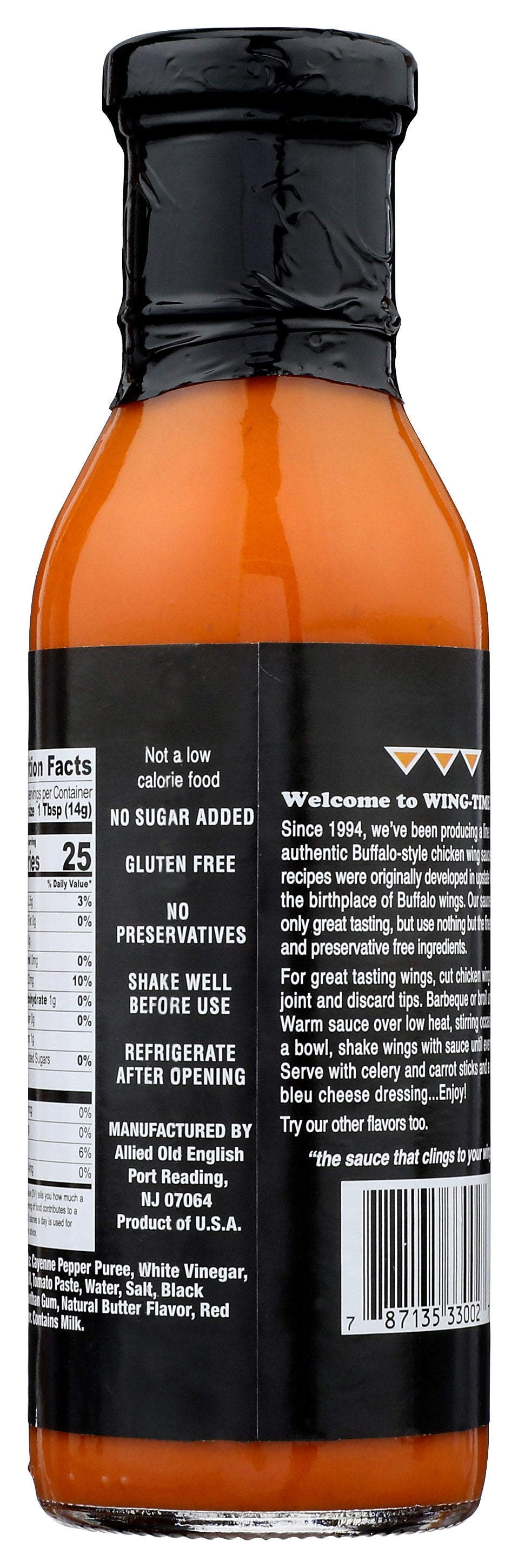 WING TIME SAUCE WING BUFFALO MED - Case of 6
