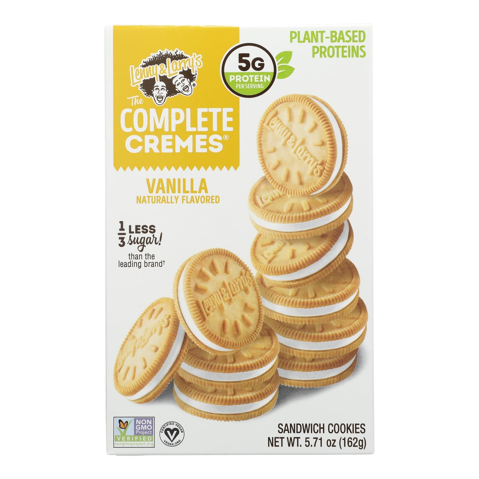 Lenny & Larry's - Creme Cookie Vanilla - Case of 9-5.71 OZ