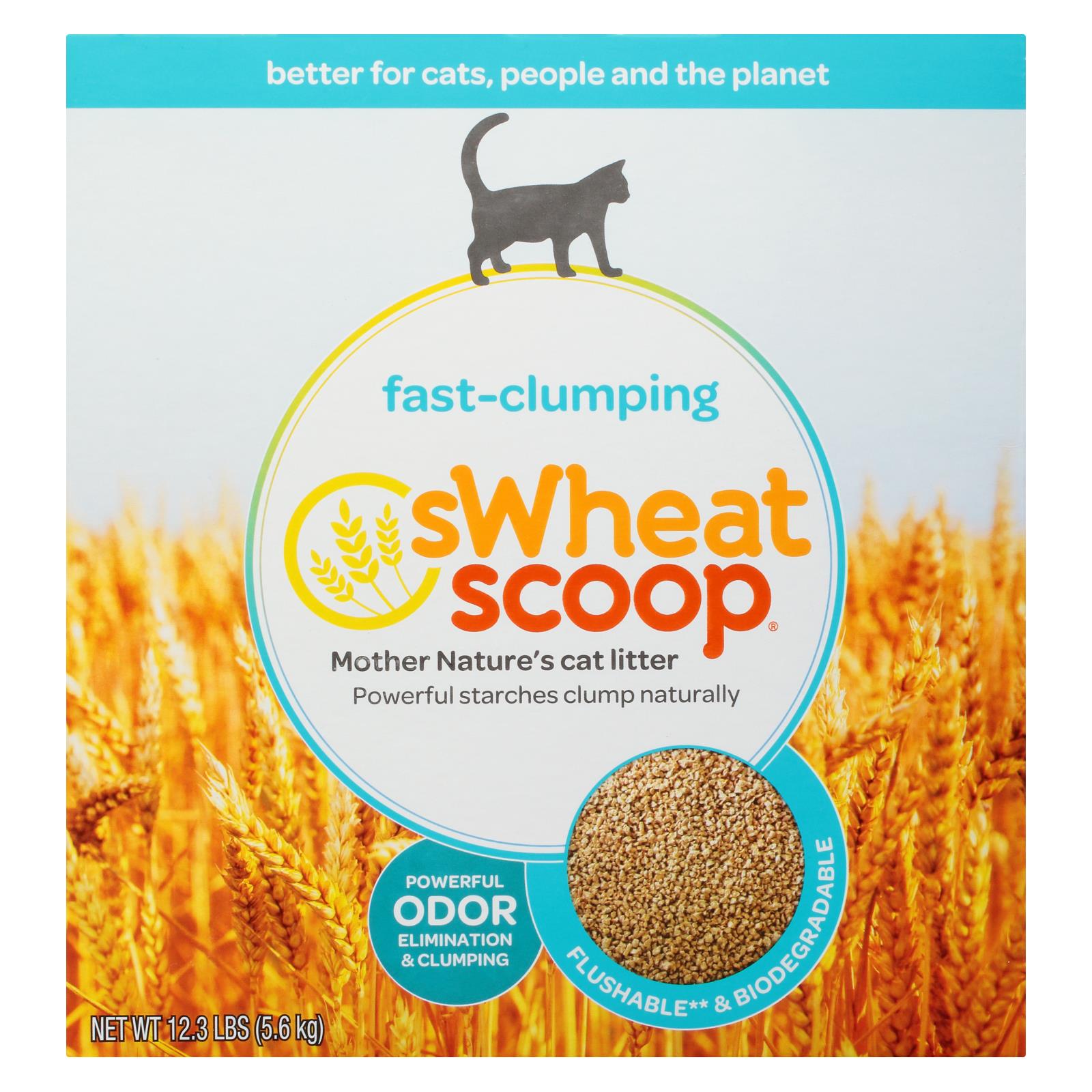 Swheat Scoop - Cat Litter Fast Clump Box - Case Of 3-12.3 Lb