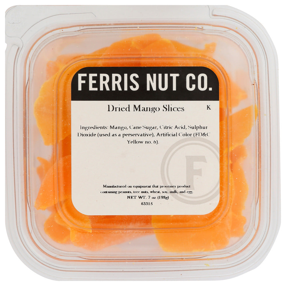 Ferris Nut Co Slices Mango Dried - Pack of 12 - 6 Oz
