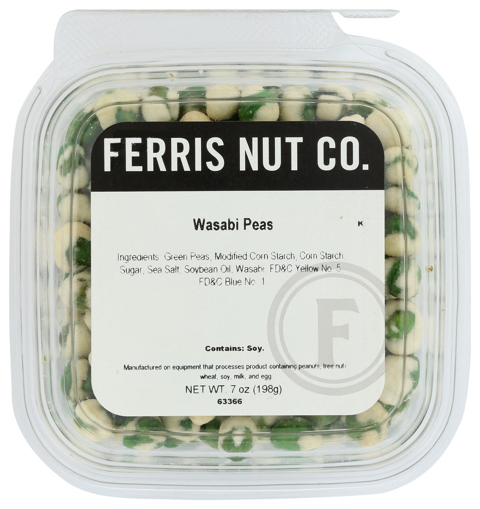 Ferris Nut Co Peas Wasabi - Pack of 12 - 7 OZ