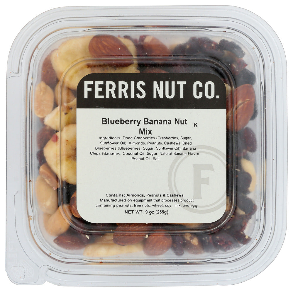 Ferris Nut Co Mix Blueberry Banana Nut - Pack of 12 - 9 Oz