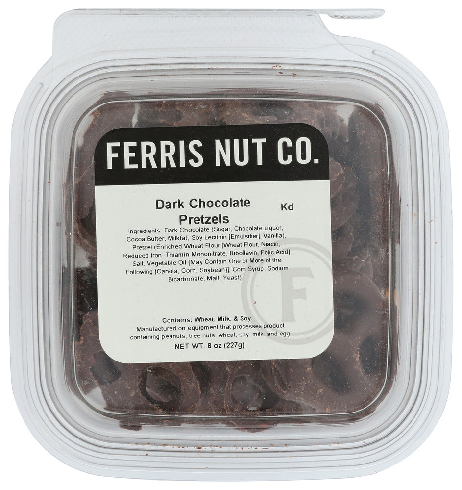 Ferris Nut Co Pretzels Dark Chocolate - Pack of 12 - 8 oz