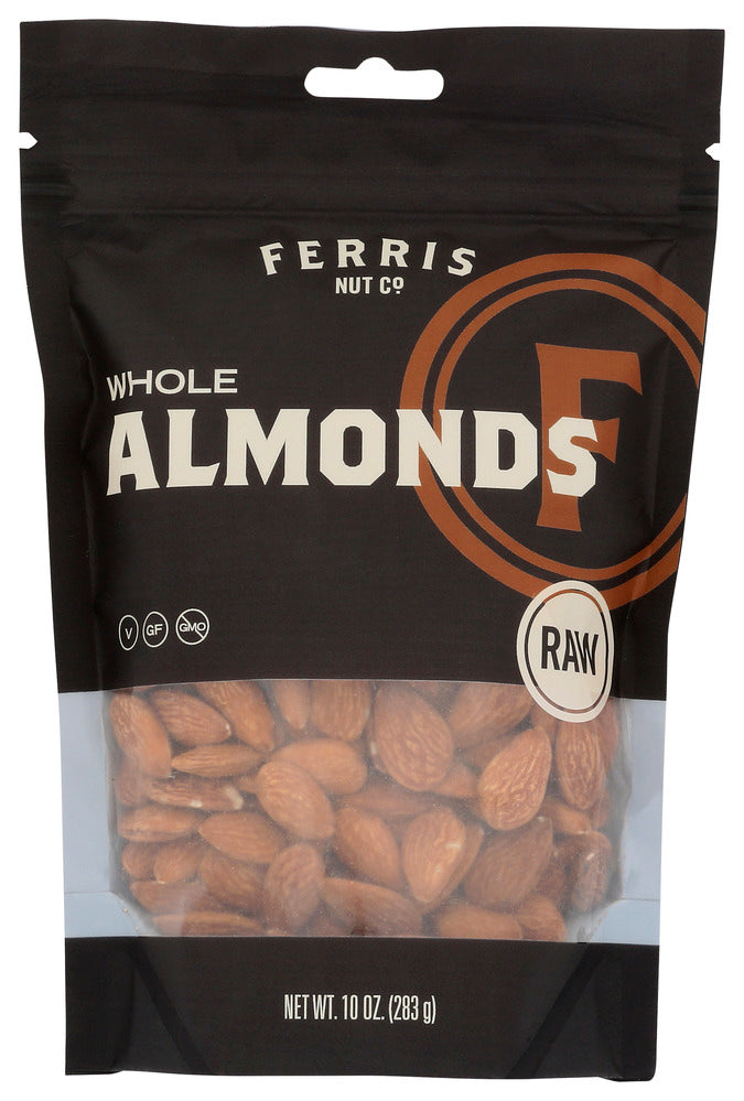 Ferris Nut Co Almonds Raw - Pack of 12 - 10 OZ