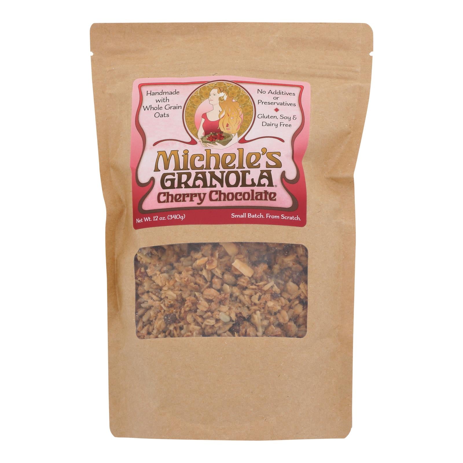 Michele's Granola - Granola Cherry Chocolate - Case of 6-12 OZ