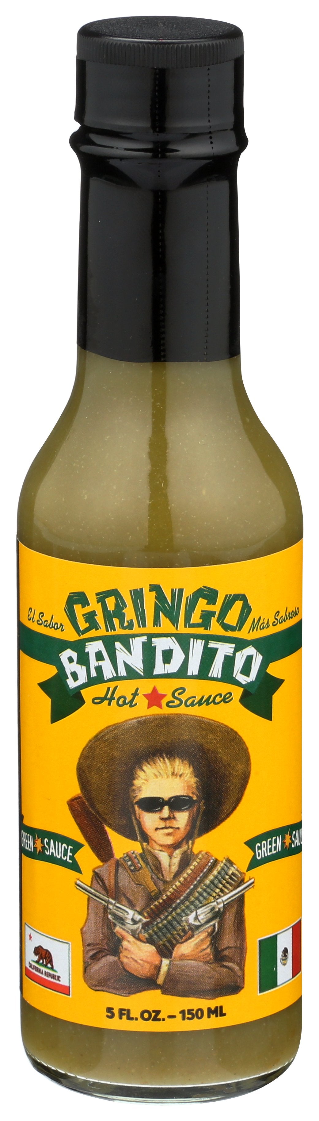 GRINGO BANDITO HOT SAUCE GREEN - Case of 12