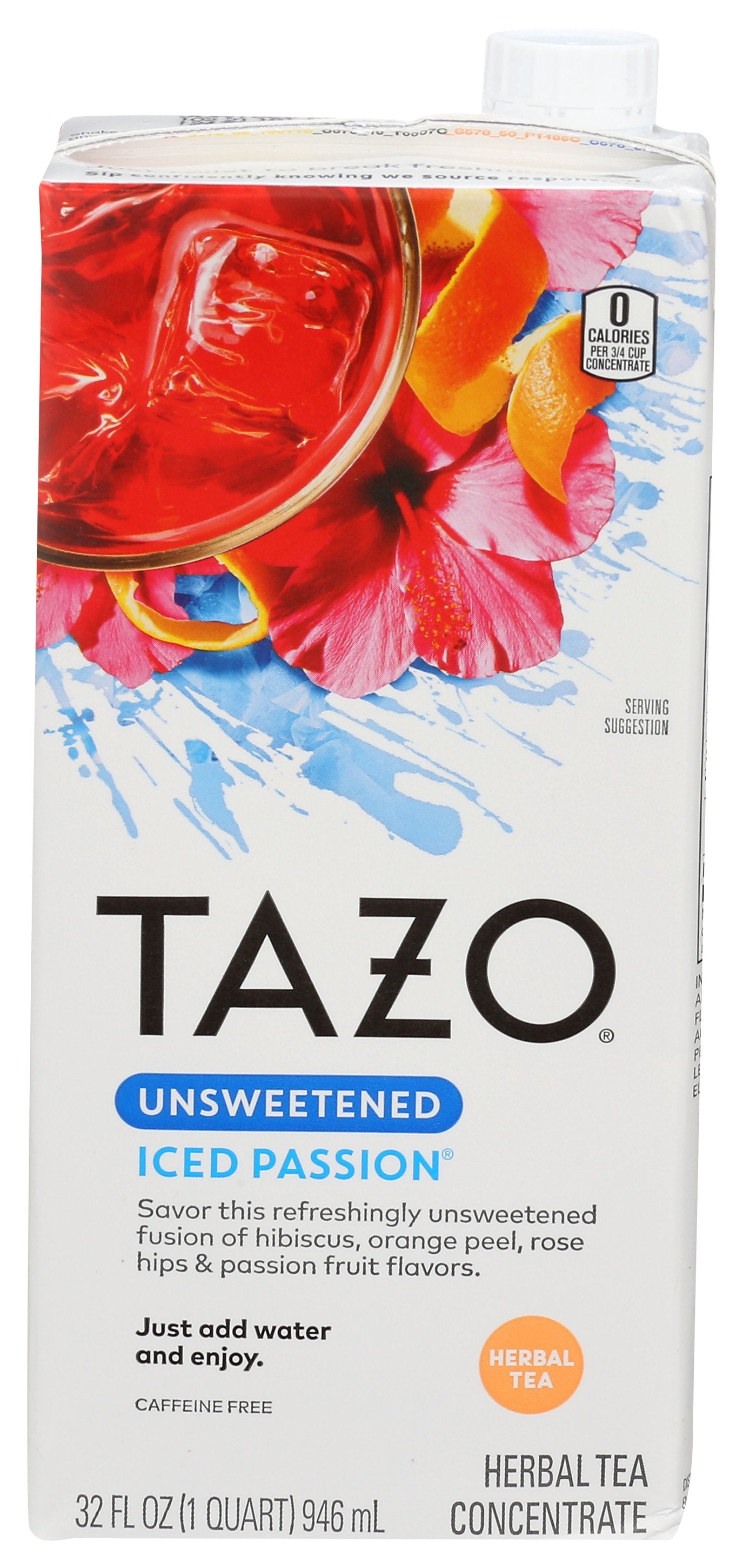 TAZO TEA ICED CON UNSWT PSSN - Case of 6