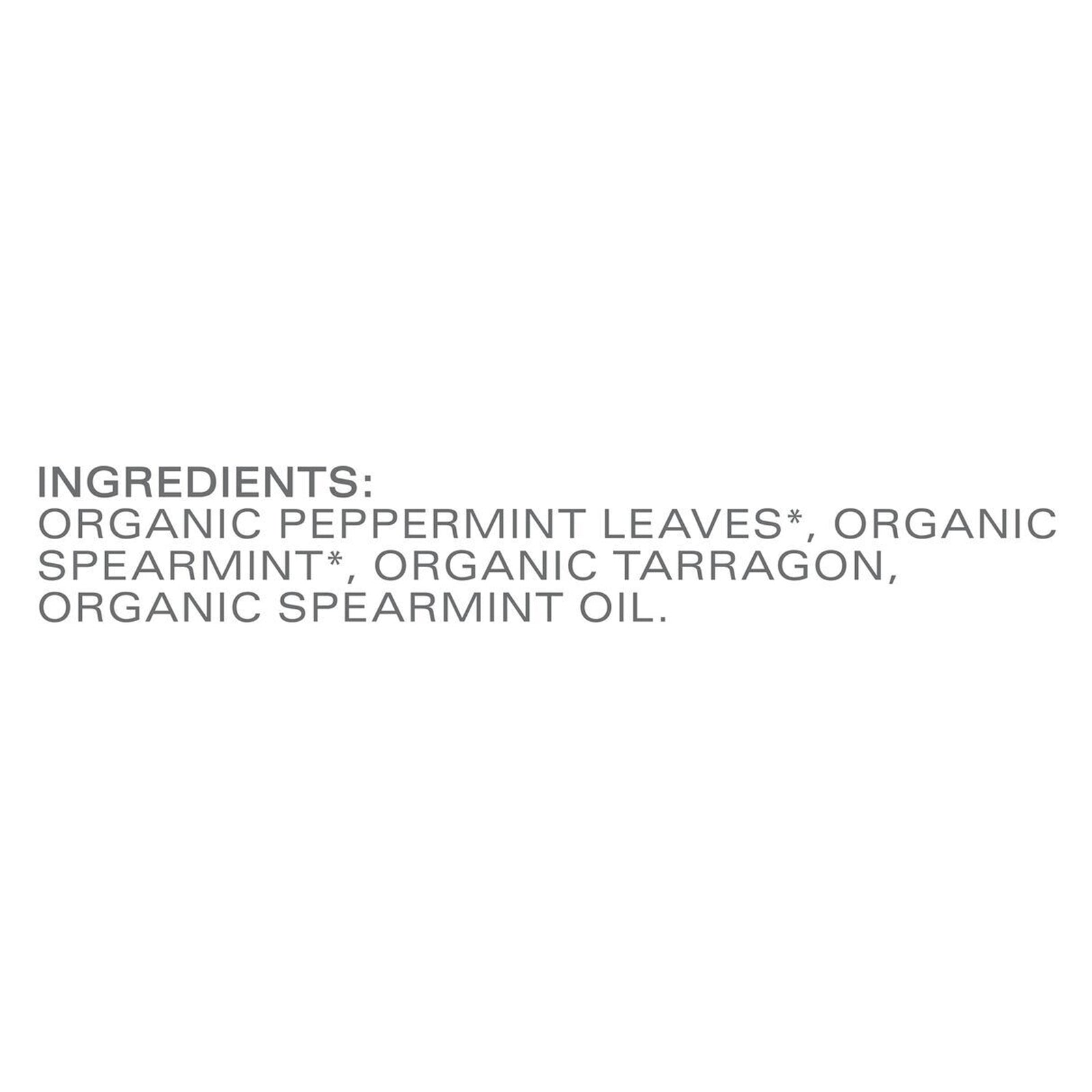 Tazo Tea - Herbal Tea Organic Refresh Mint - Case of 6-16 Bags