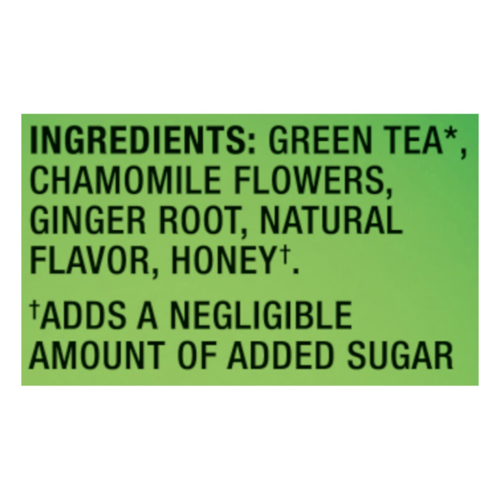 Lipton - Tea Green Honey Ginger - CS of 6-20 CT